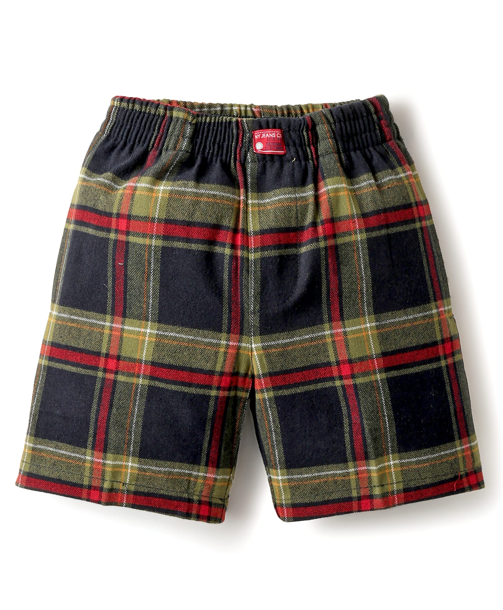 Noddy Checked Shorts - Navy Blue-image-38