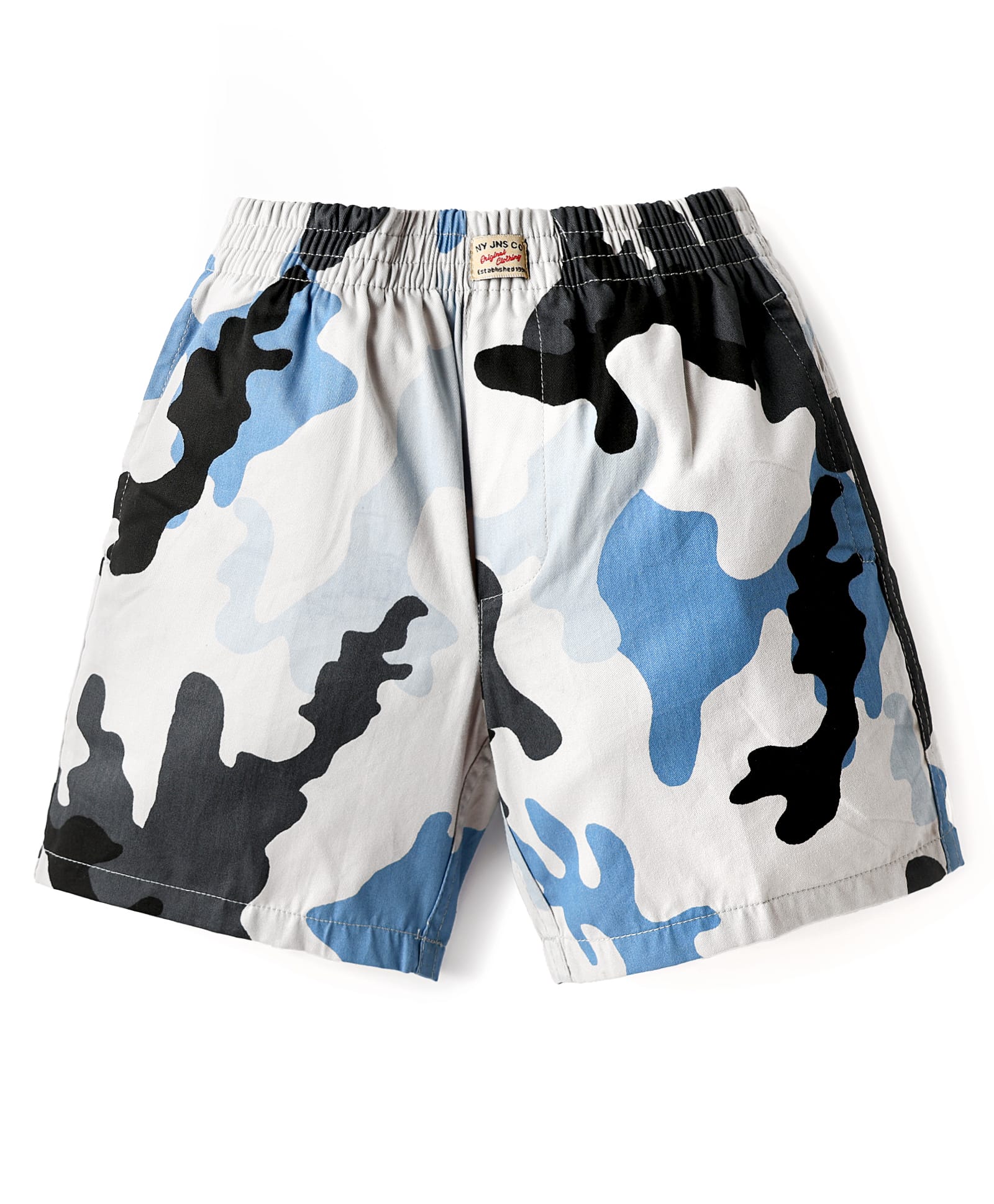 Noddy Abstract Printed Shorts - Light Blue-picture-18