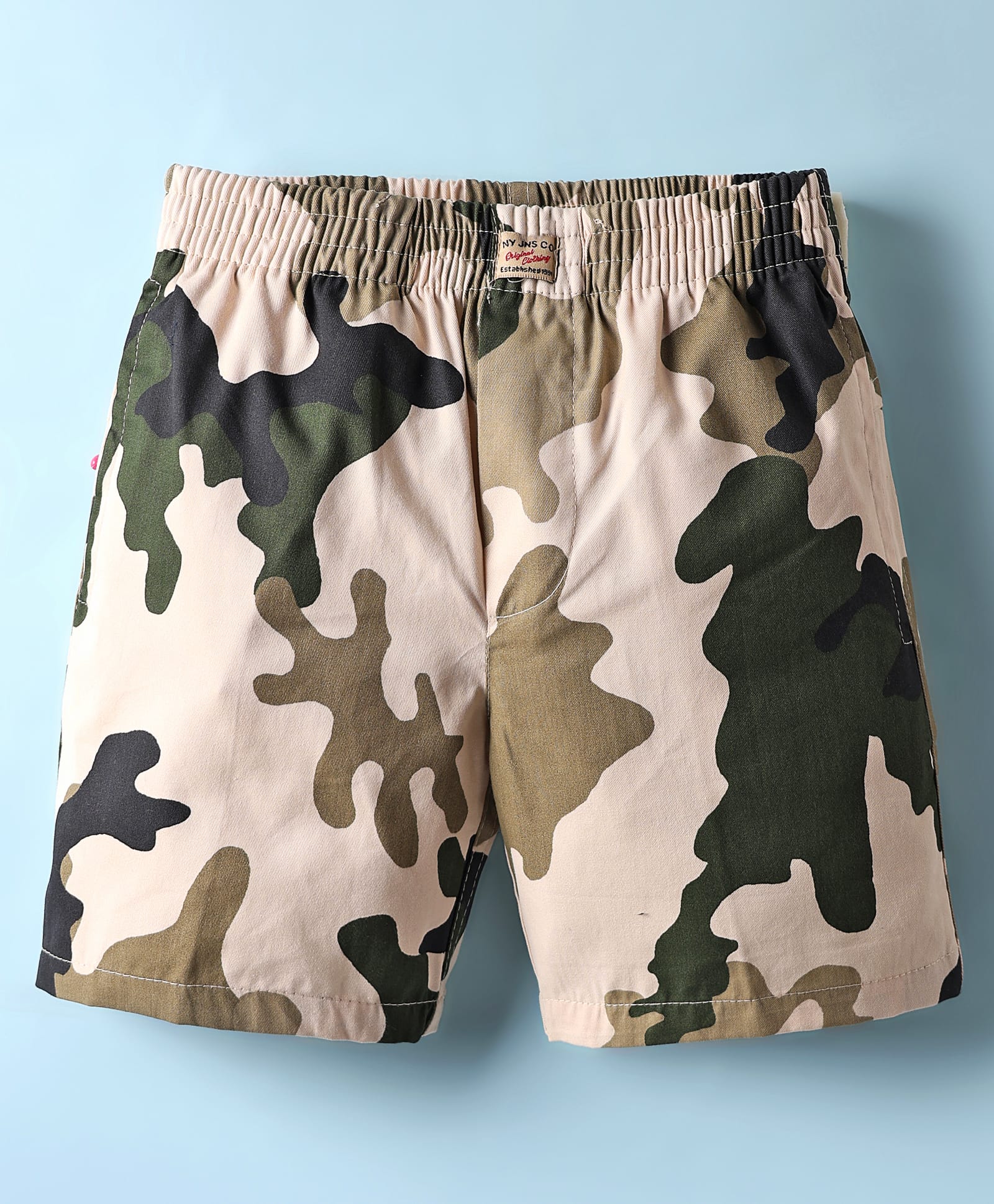 Noddy Abstract Printed Shorts - Khaki-image-11