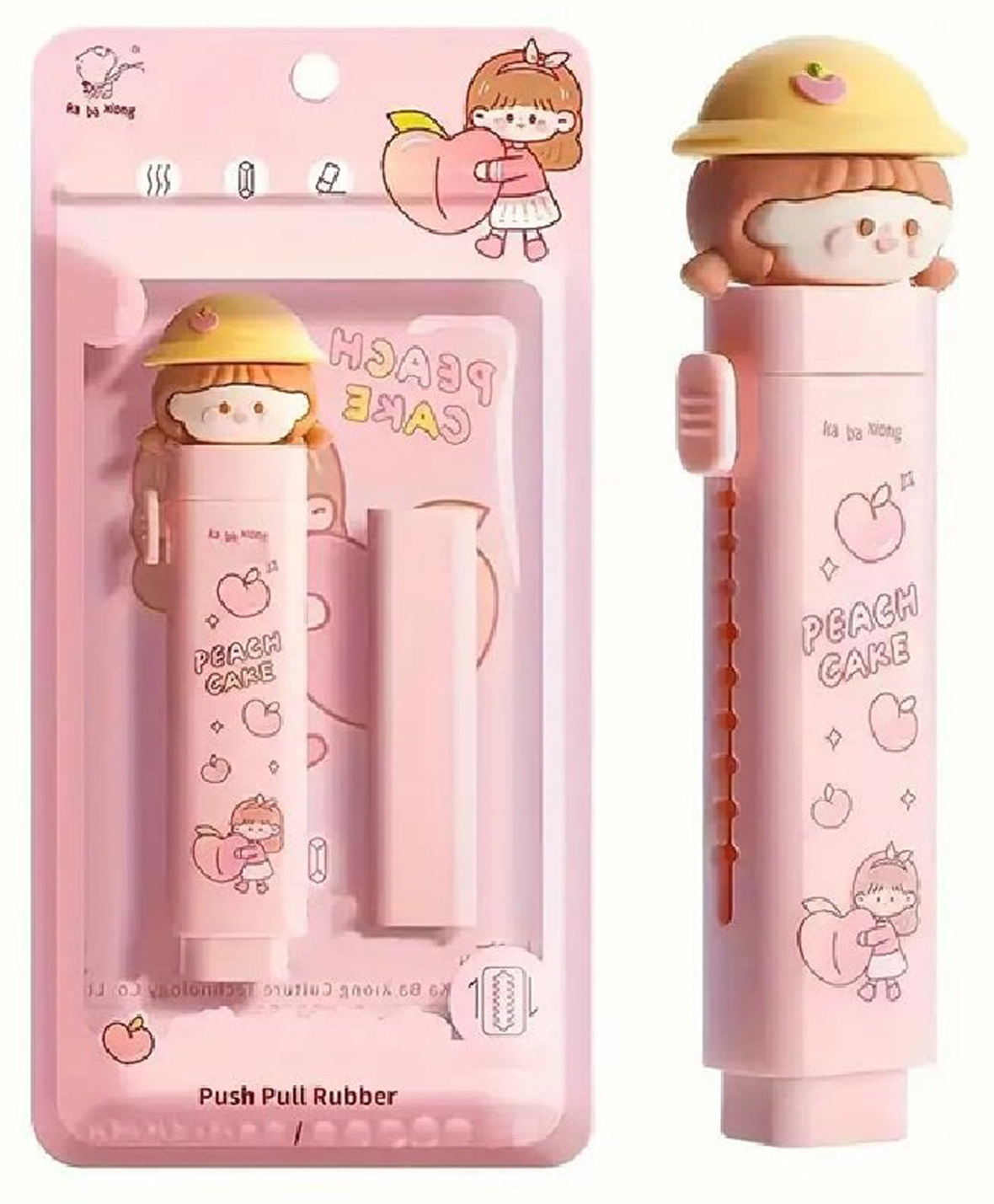 SKB Fancy erasers for kids, Cute Girl Cutter shaped erasers set for kids - Multicolor-picture-10