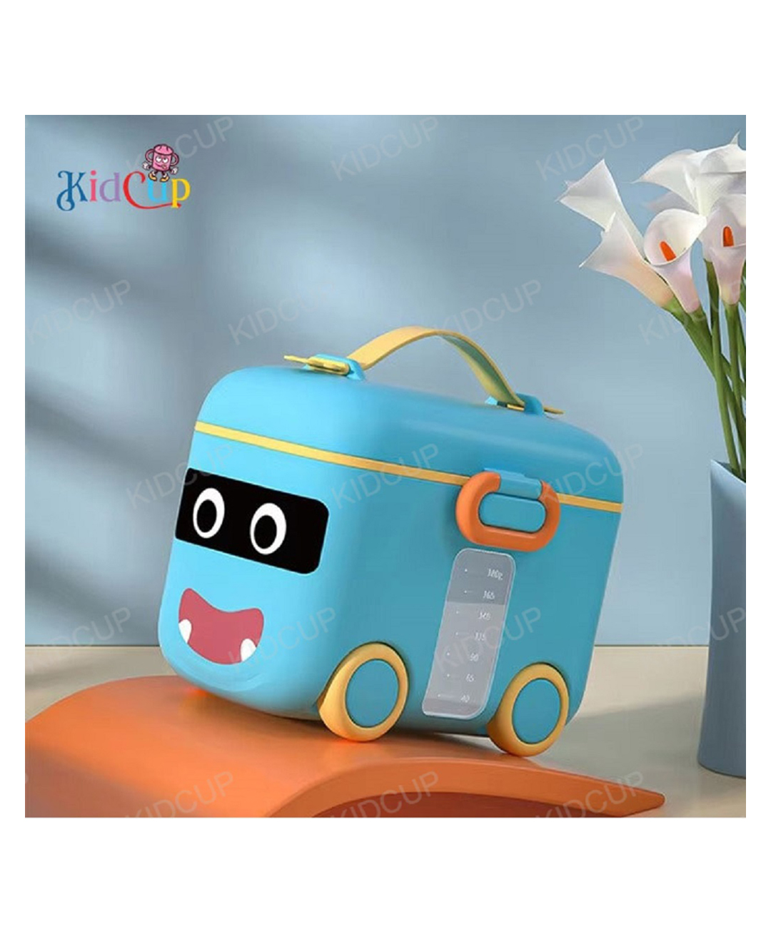 Kidcup Baby Milk Powder Dispenser, Kids Milk Powder Storage Container - 180g Blue-picture-20