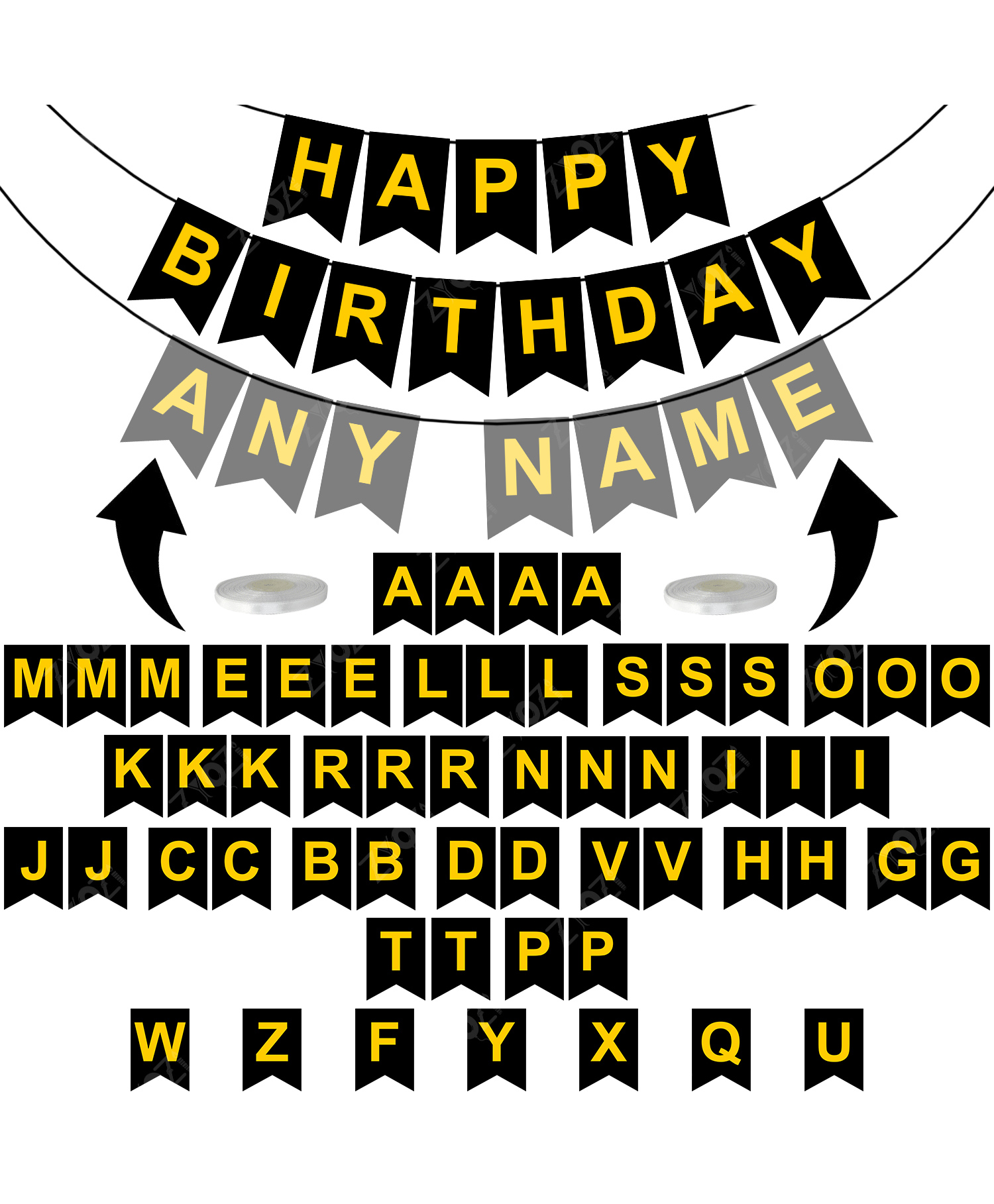 Zyozi Customized Birthday Banner - Set of 1-picture-14