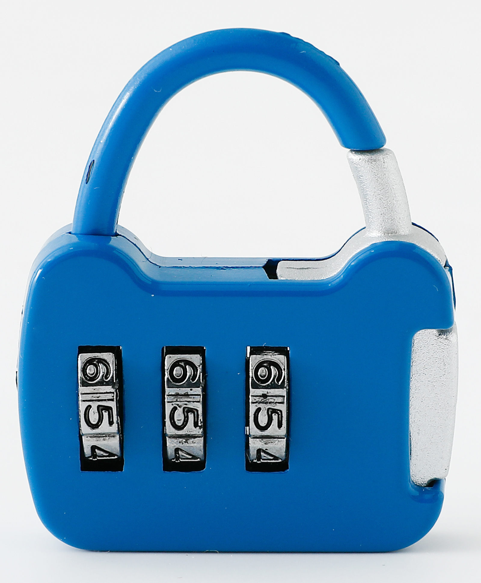 Small Luggage Lock with 3 Digit Number Lock - Blue| Sturdy & Durable| Ideal for Trolleys, Air Bags, Duffle Bag, Suitcase-image-4