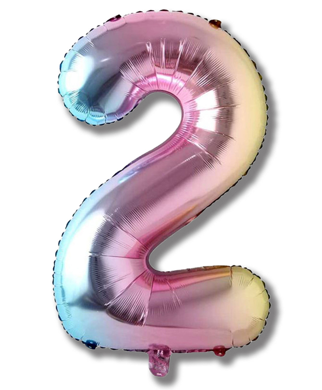 Décor Mantra 32 Inch Number Foil Balloon 2 For birthday Decorations Items-Multishade Color-Pack of 1-image-6
