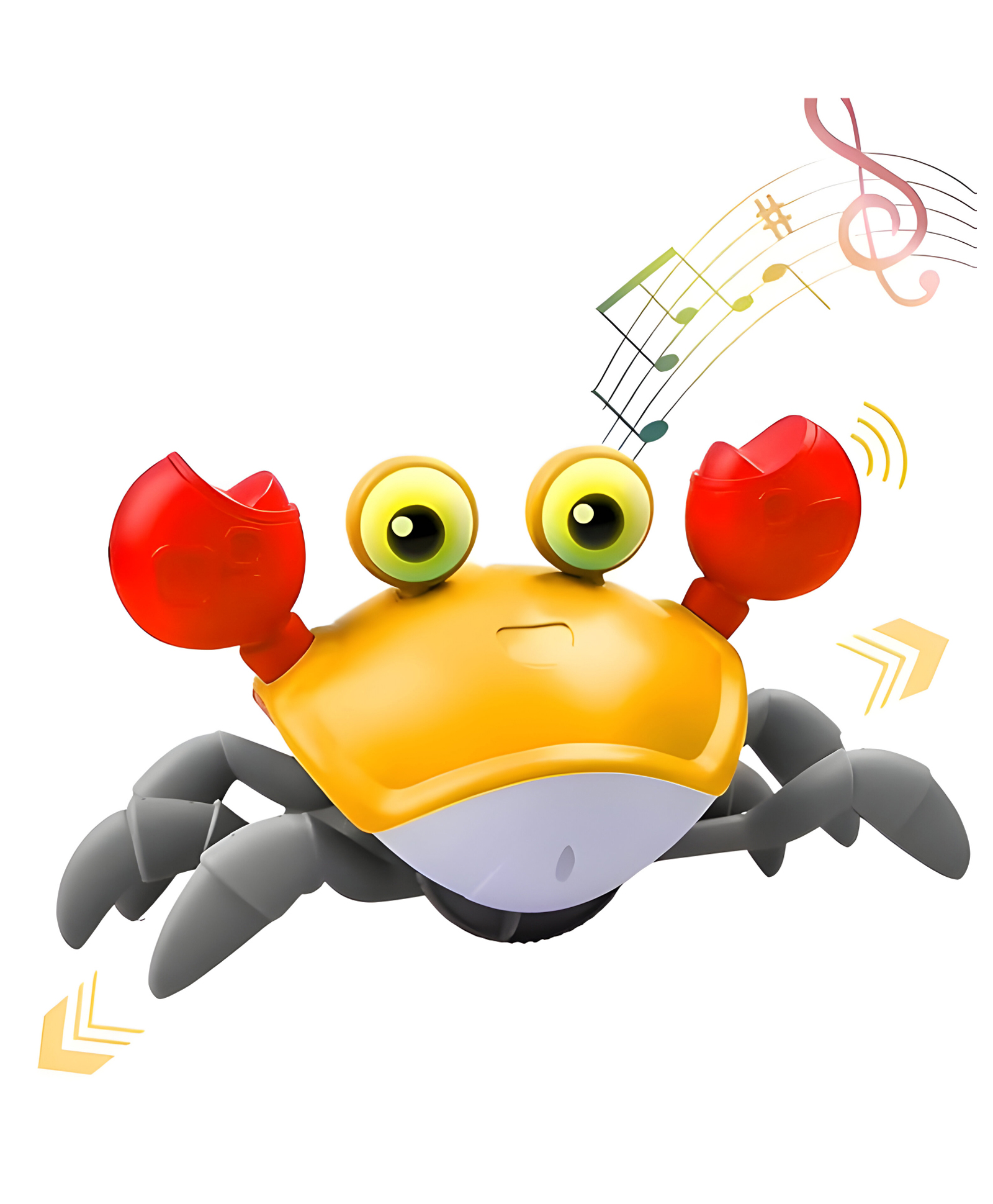 NEGOCIO Crawling Crab Baby Toy Tummy Time Toys Electric Dancing Crab Toy for Kids with Music and LED Light Up Walking Crab Baby Toy- PACK OF 1- COLOR MAY VARY-image-26