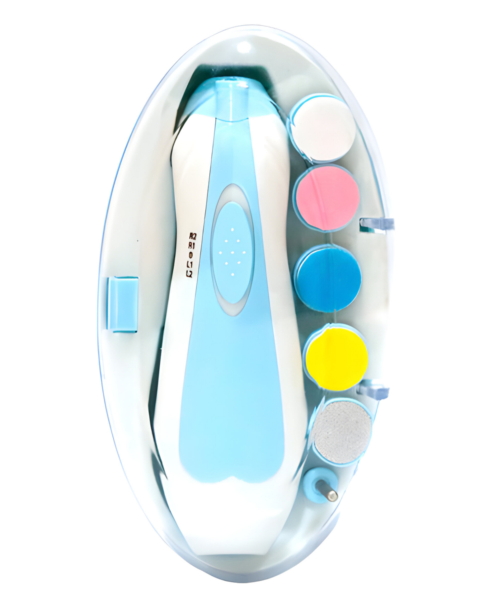 NEGOCIO Baby Nail Trimmer Electric Safe Baby Nail Clippers, Manicure Set, Trim Polish Grooming Kit For Newborn Toddler Or Adults Toes Fingernails- PACK OF 1- COLOR MAY VARY-image-4