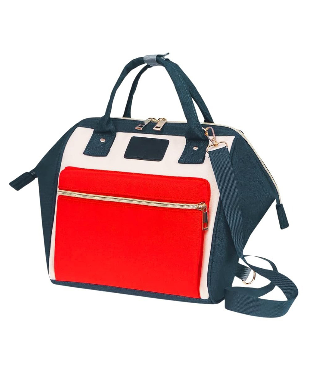 Babies Bloom Baby Diaper Bag Functional Diaper Tote Bag Waterproof Diaper Shoulder Bag Fashion Nappy Bag Travel Baby Bag For Mom, (Red)-picture-30