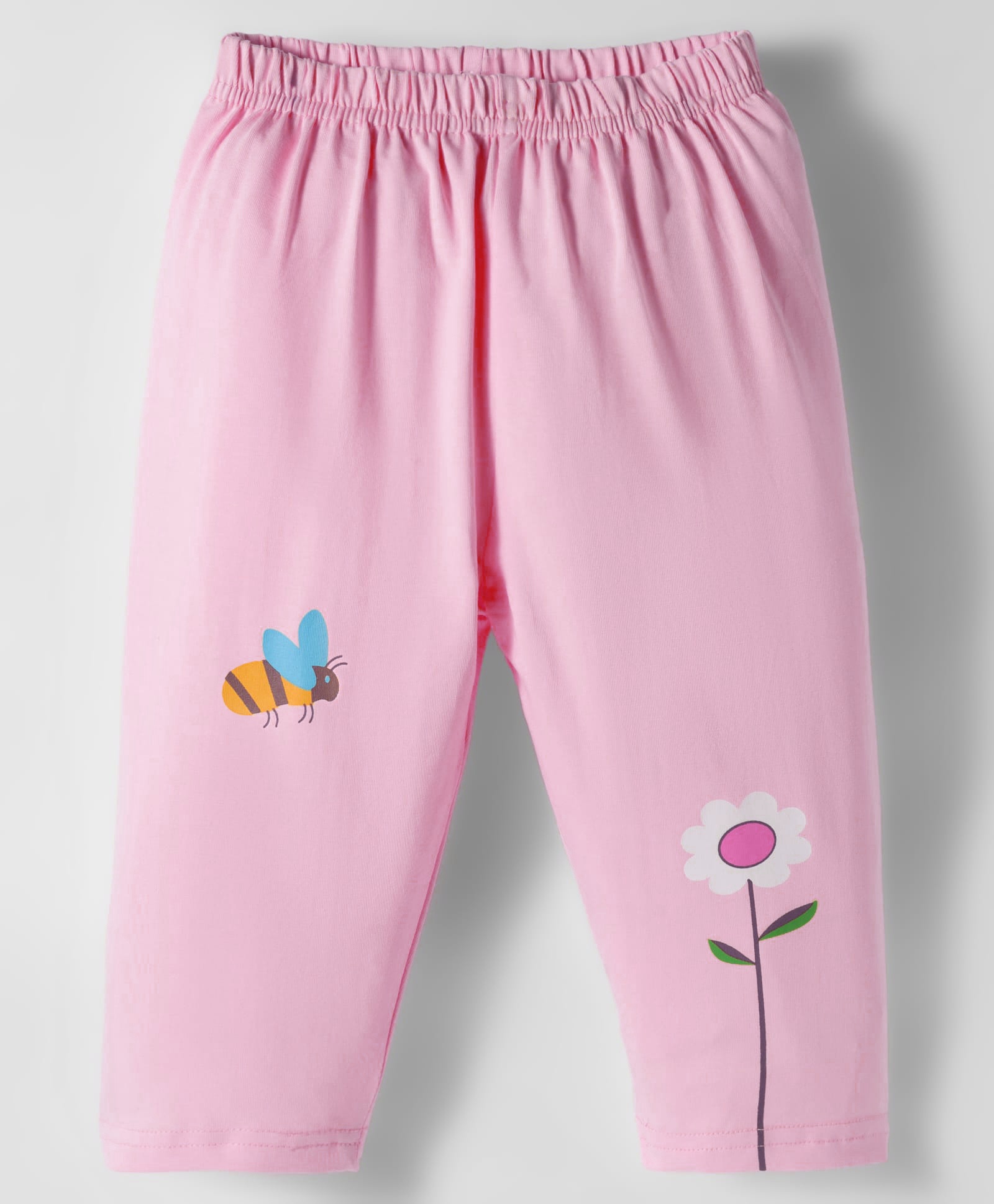 Tango Single Jersey Knit Full Length Lounge Pant With Text Print - Pink-picture-19