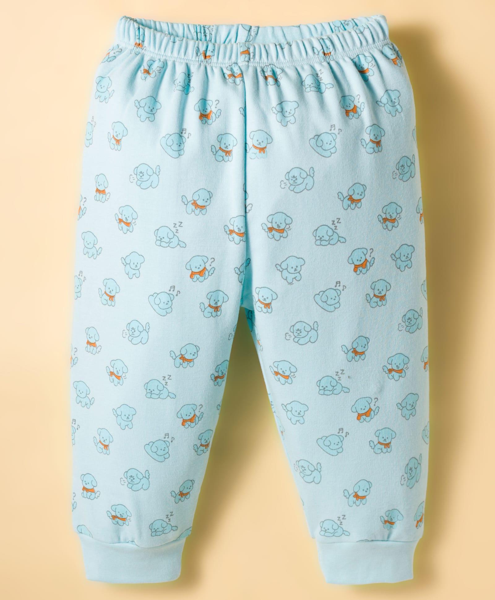 Tango Interlock Knit Full Length Lounge Pant With Animal Print - Aqua-picture-36
