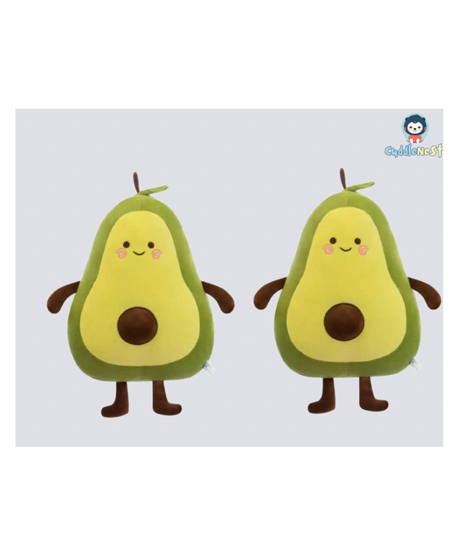 CuddleNest Avocado Soft toy Pair - Height 40 cm-image-49