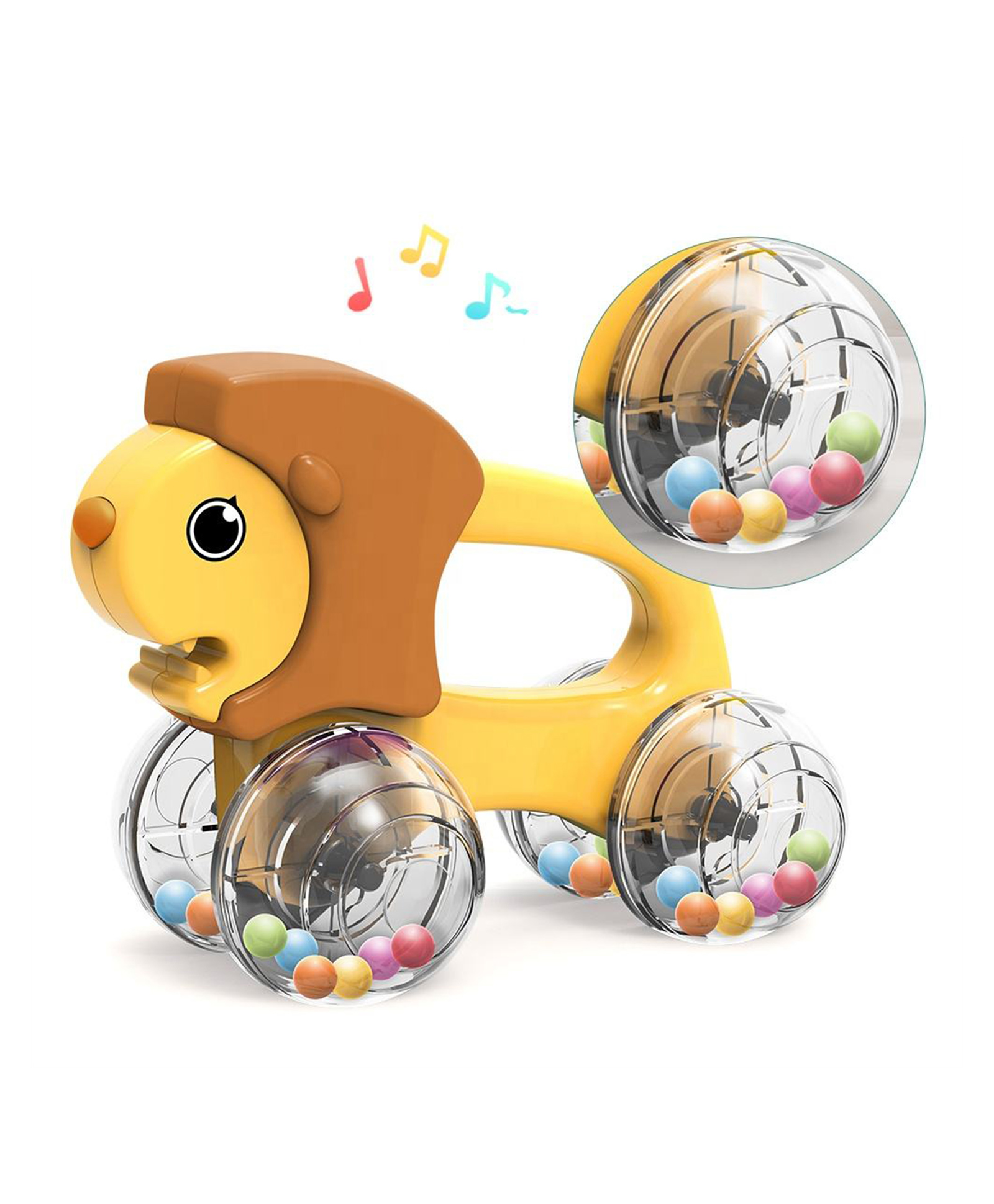 BitFeex Baby Rattles Toys Animal Modeling Vehicle Cars with Colorful Beads Toddler Learning Toys for Birthday Gift for Boys Girls-Color May Vary, Pack of 1 Pcs-picture-14