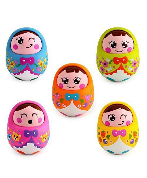 Yamama Rolly Polly Doll - 1 Piece (Comes in Assorted Colours)-image-37