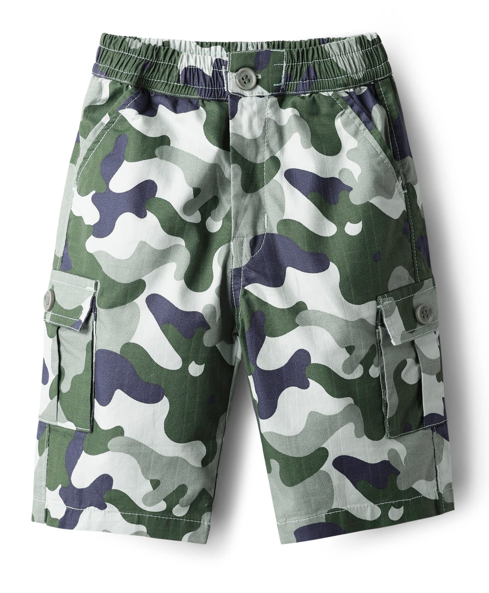 Dapper Dudes Camouflage Printed Shorts - Green-picture-17