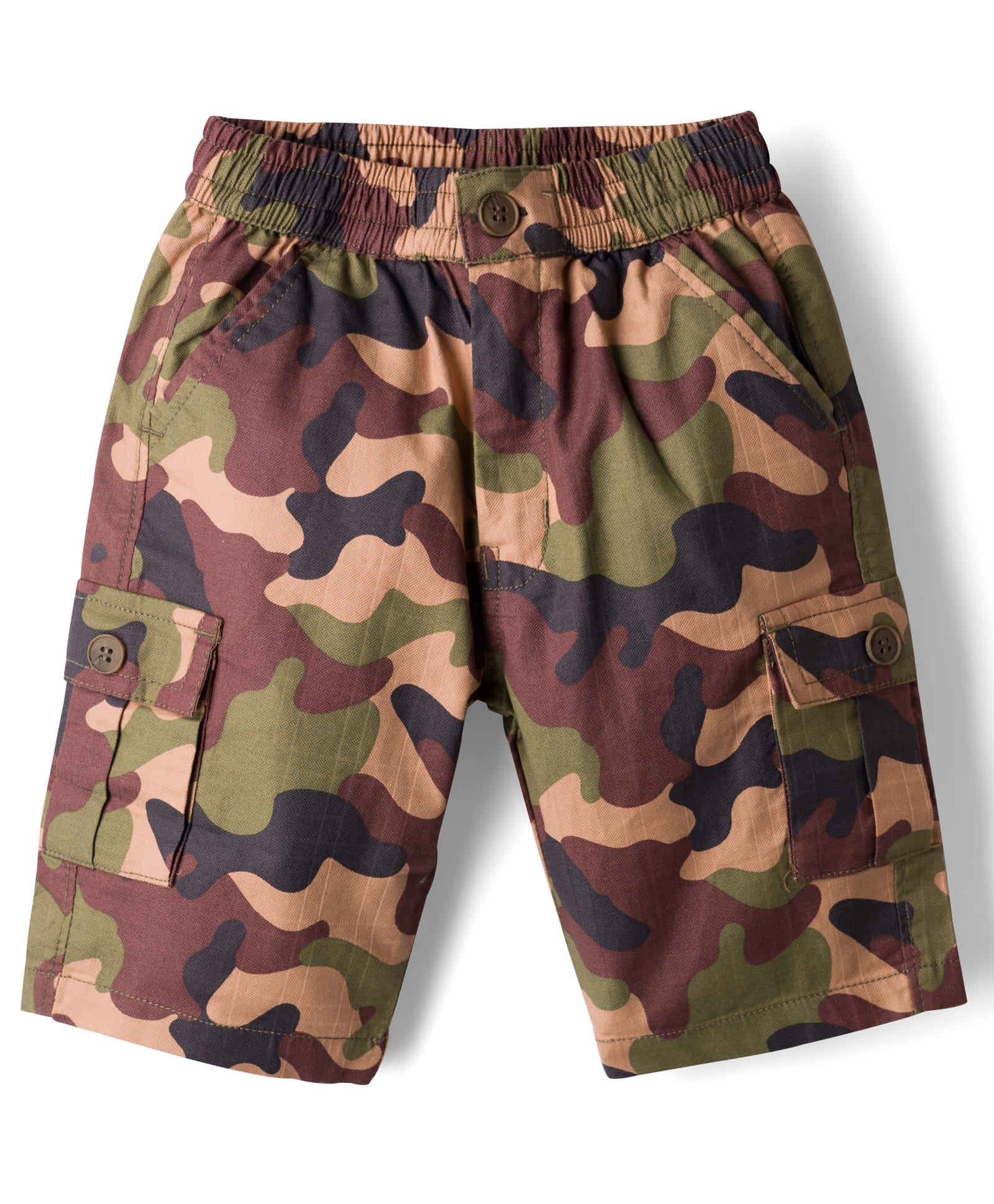 Dapper Dudes Camouflage Printed Shorts - Brown-picture-11