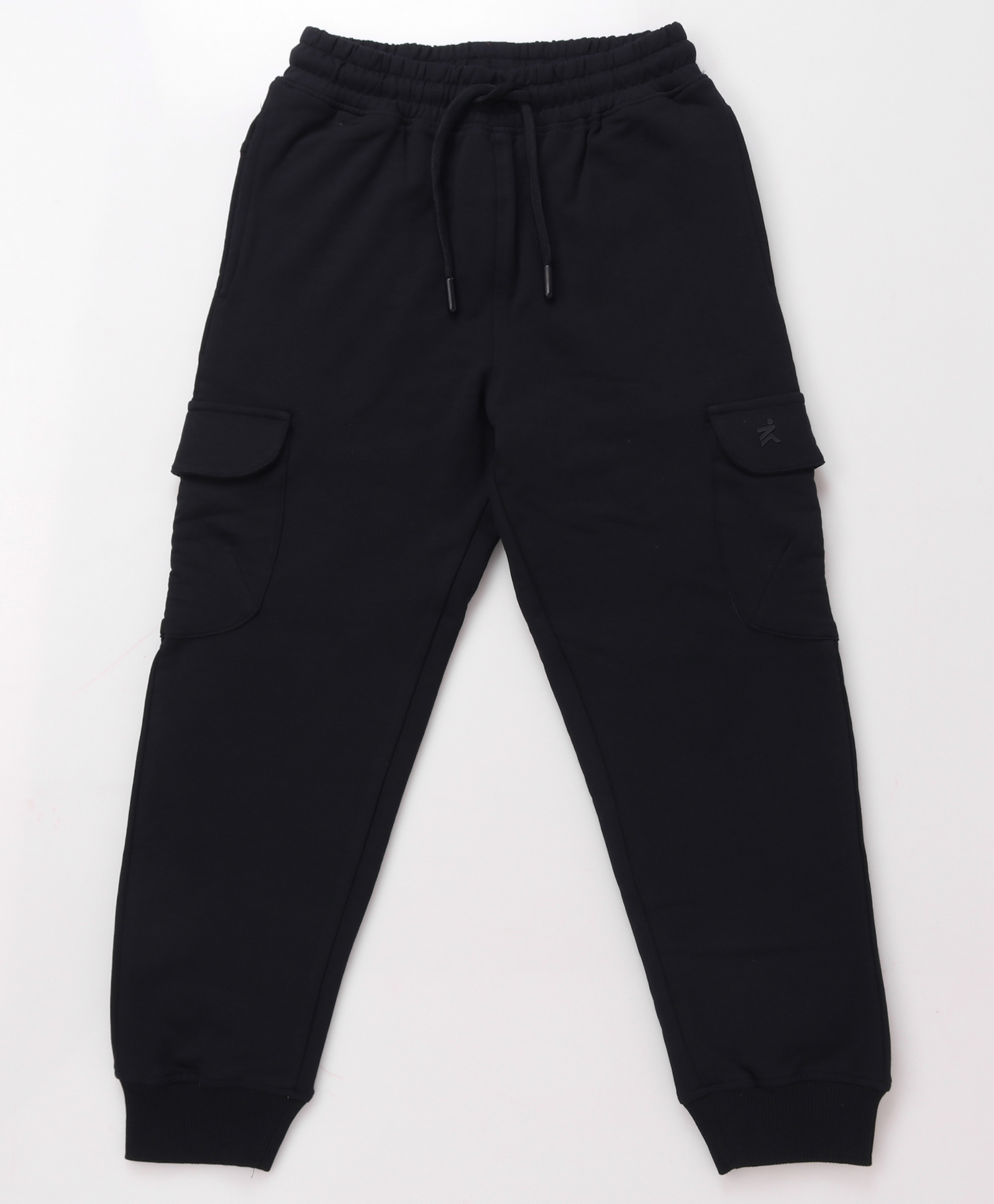 Doreme Terry Knit Full Length Solid Colour Lounge Pant With Pockets - Navy Blue-image-35