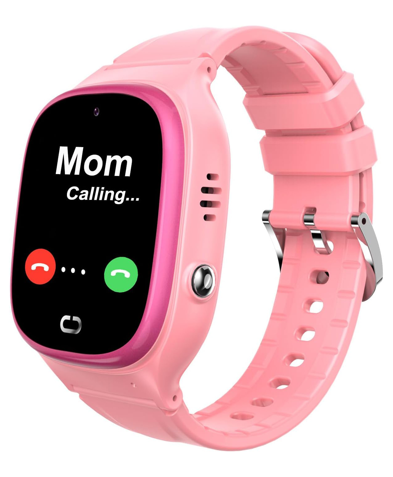 Wearfit Champ 2G Pro Kids Smart Watch Location Tracker, 2 Way Calling, SOS Emergency, Camera, Games, School Mode, HD Touchscreen Birthday Gifts for Boys & Girls Pink