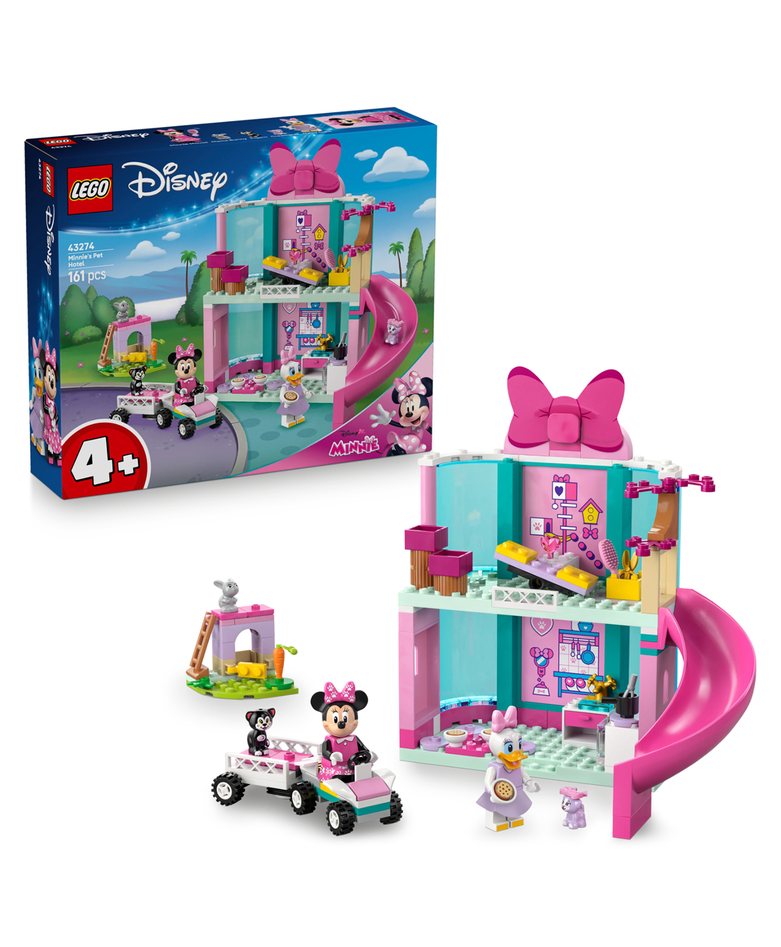 LEGO Disney Minnie's Pet Hotel Mickey Mouse Clubhouse Toy Buildable Set 161 Pieces - 43274-picture-28