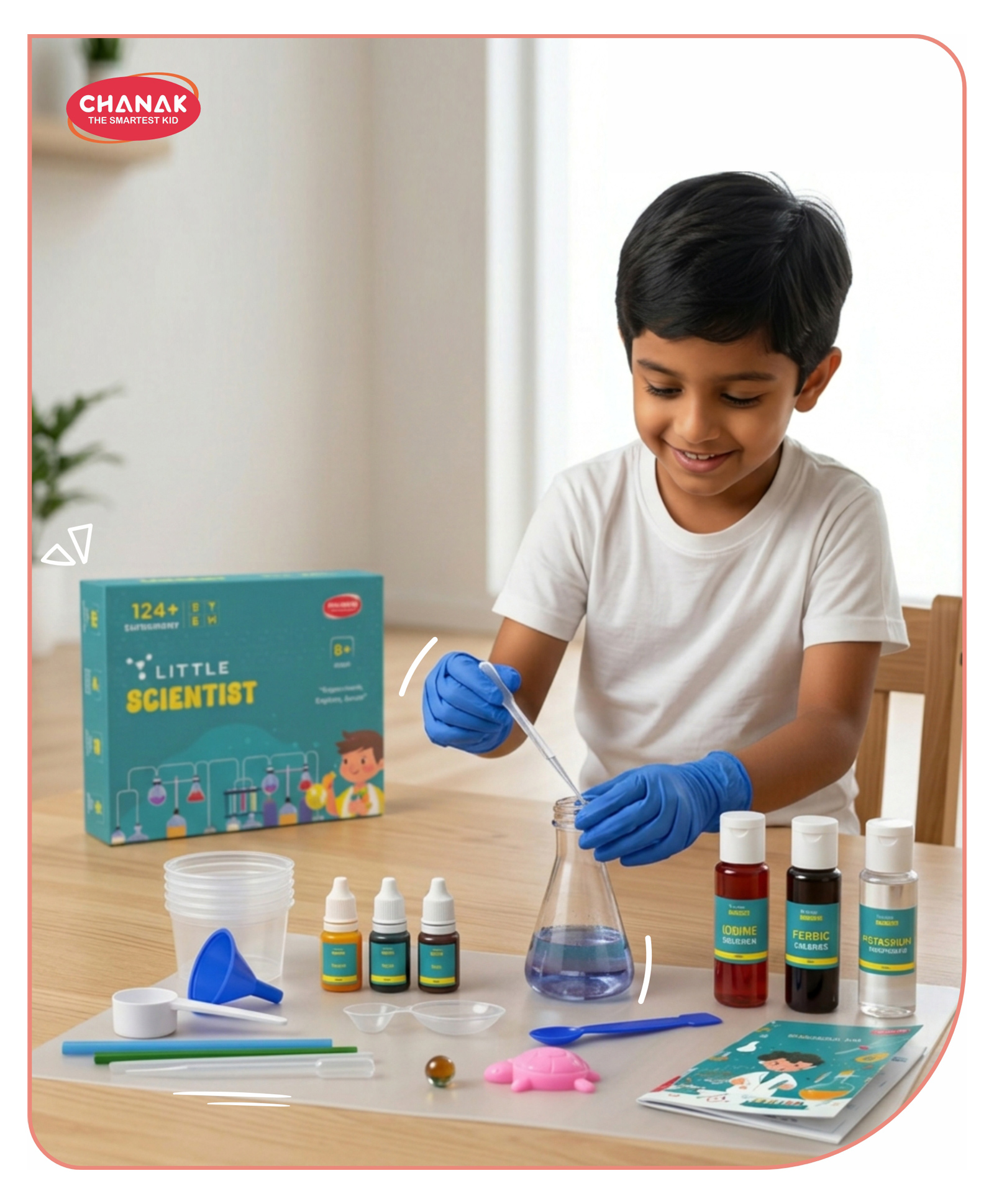 Aditi Toys Little Scientist Chemistry Lab Kit For Kids, DIY Science Kit With Real Chemicals, Lab Tools & 124+ Experiments With Activity Guide Book, STEM Educational Toy for Kids Age 8+ Above-image-38