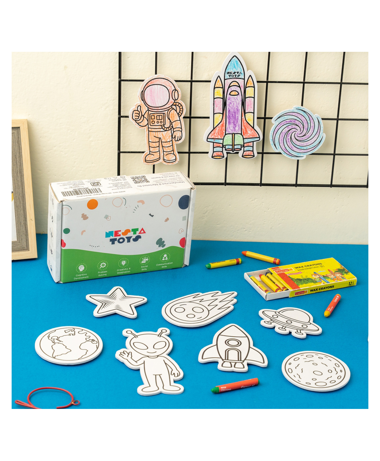Nesta Toys DIY Fridge Magnet - Space Theme for Kids-picture-11