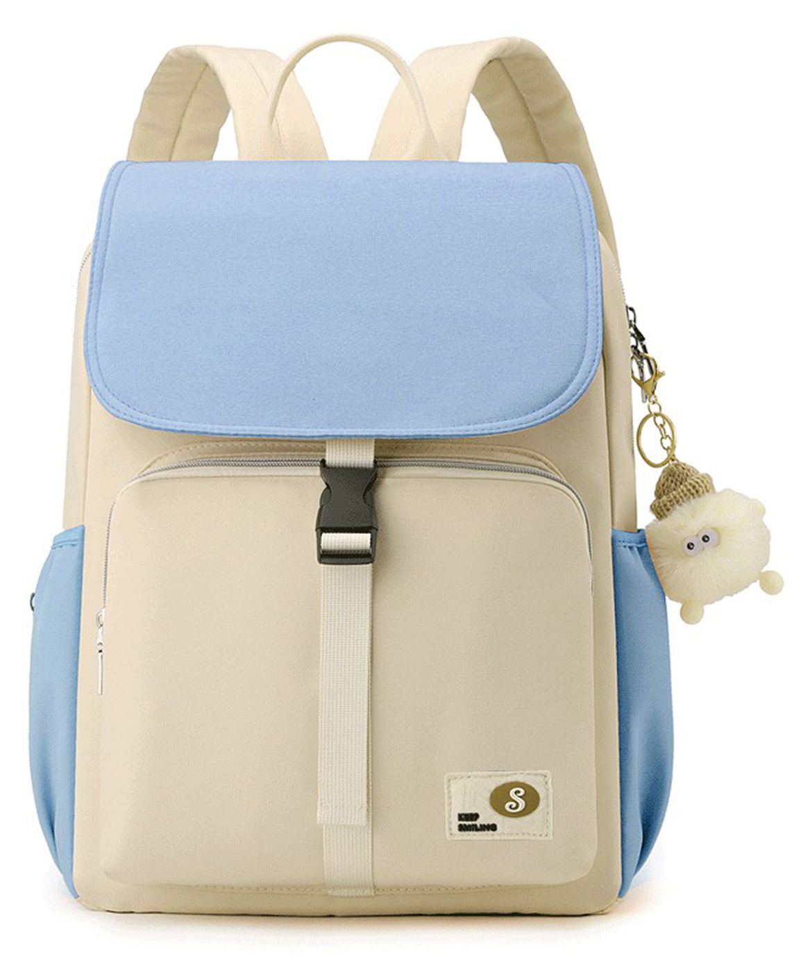Winnies All-in-One Baby Diaper Bag Backpack Blue-image-26