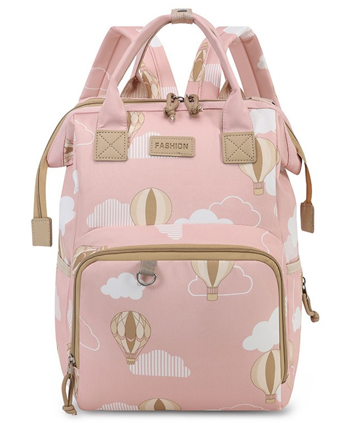 Winnies All-in-One Baby Diaper Bag Backpack Pink