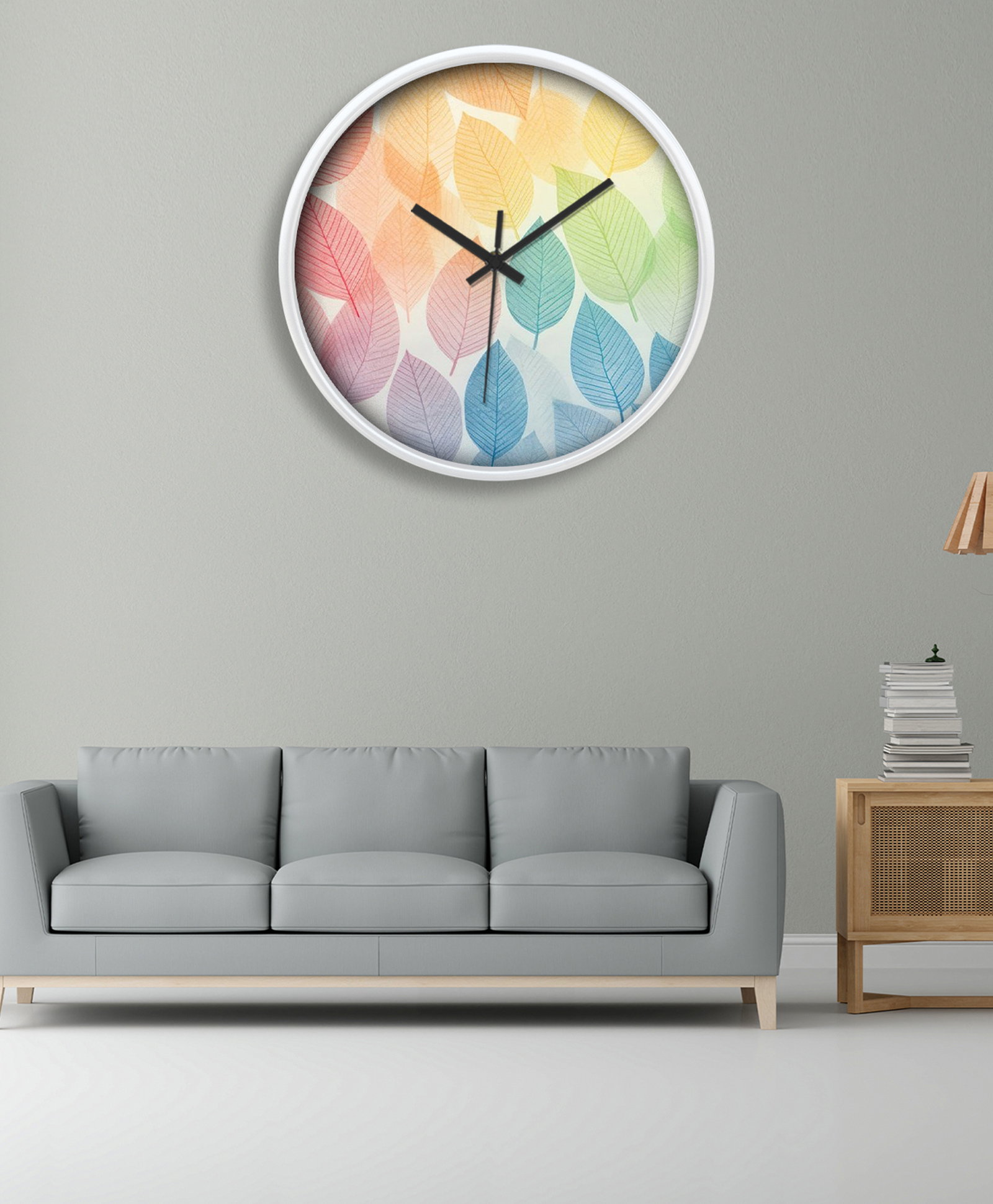 Olive Tree Wall Clock 12" Analog Decorative Latest Wall Clock Tic-Toc Movement Classic Clock Battery Operated Round Easy to Read for Room/Home/Kitchen/Bedroom/Office/School-image-40