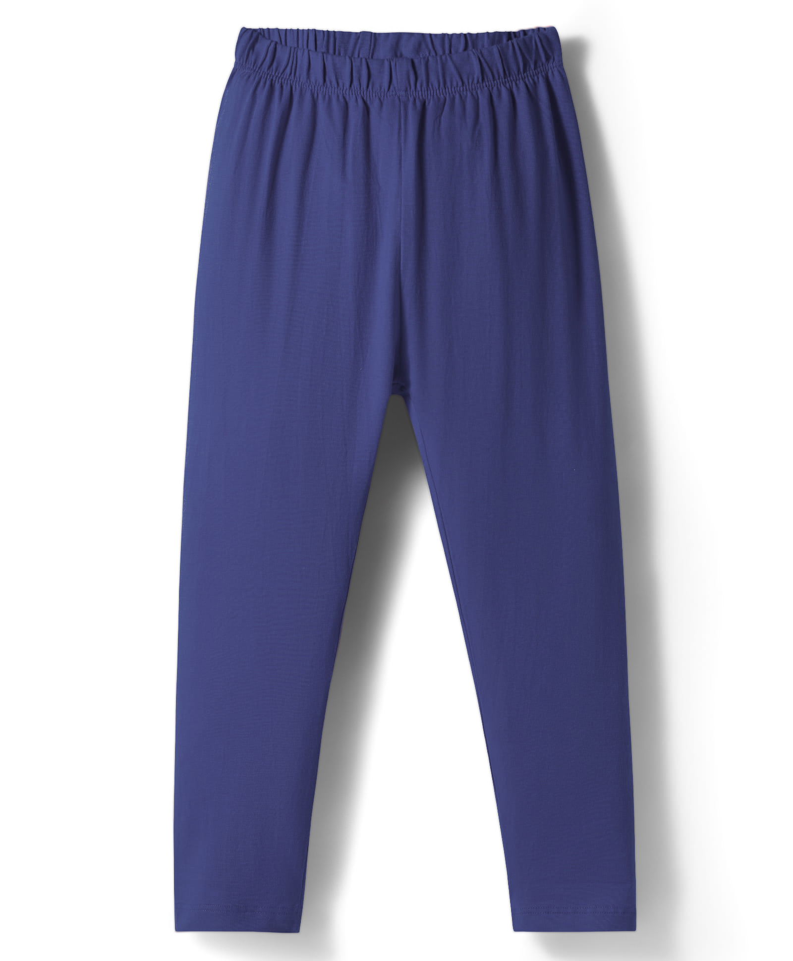 Doodle Poodle Cotton Elastane Knit Full Length Solid Colour Legging - Blue-picture-13