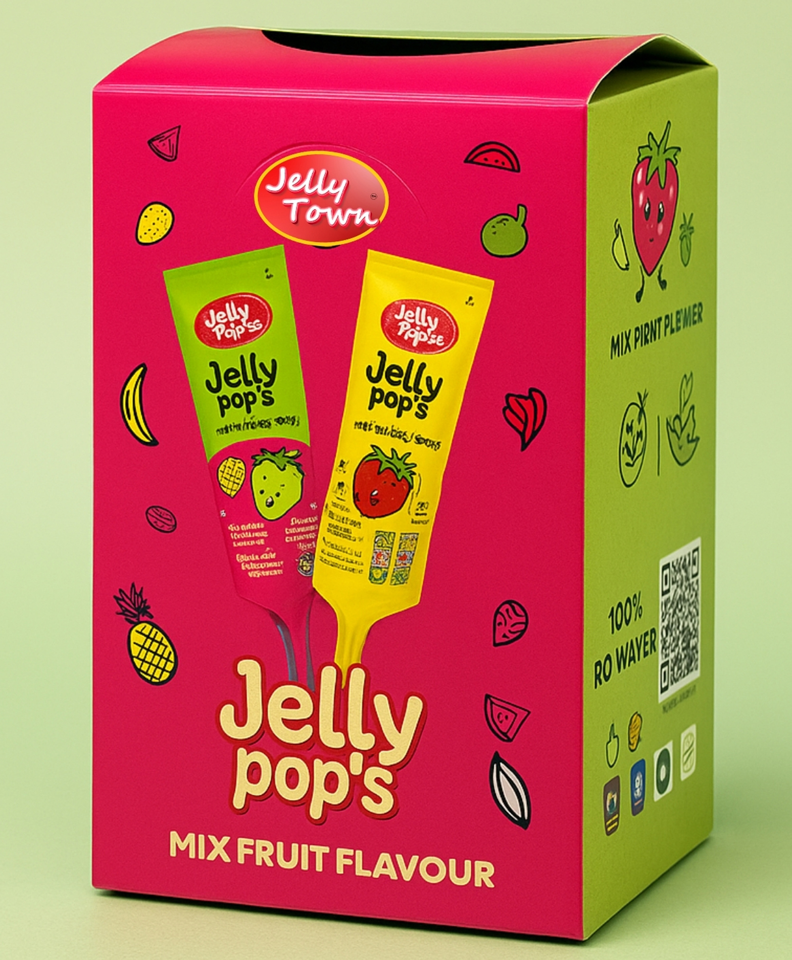 Jelly Town Pops (Mix Fruit Flavour) - 30 Jelly-image-45
