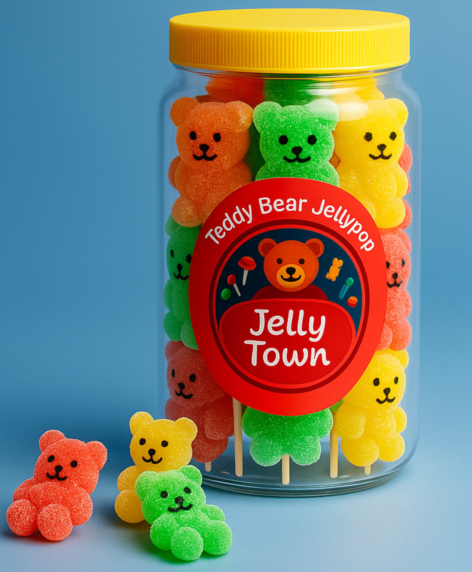 Jelly Town Teddy Bear Jelly Candy - 20 Jelly Candies-image-6