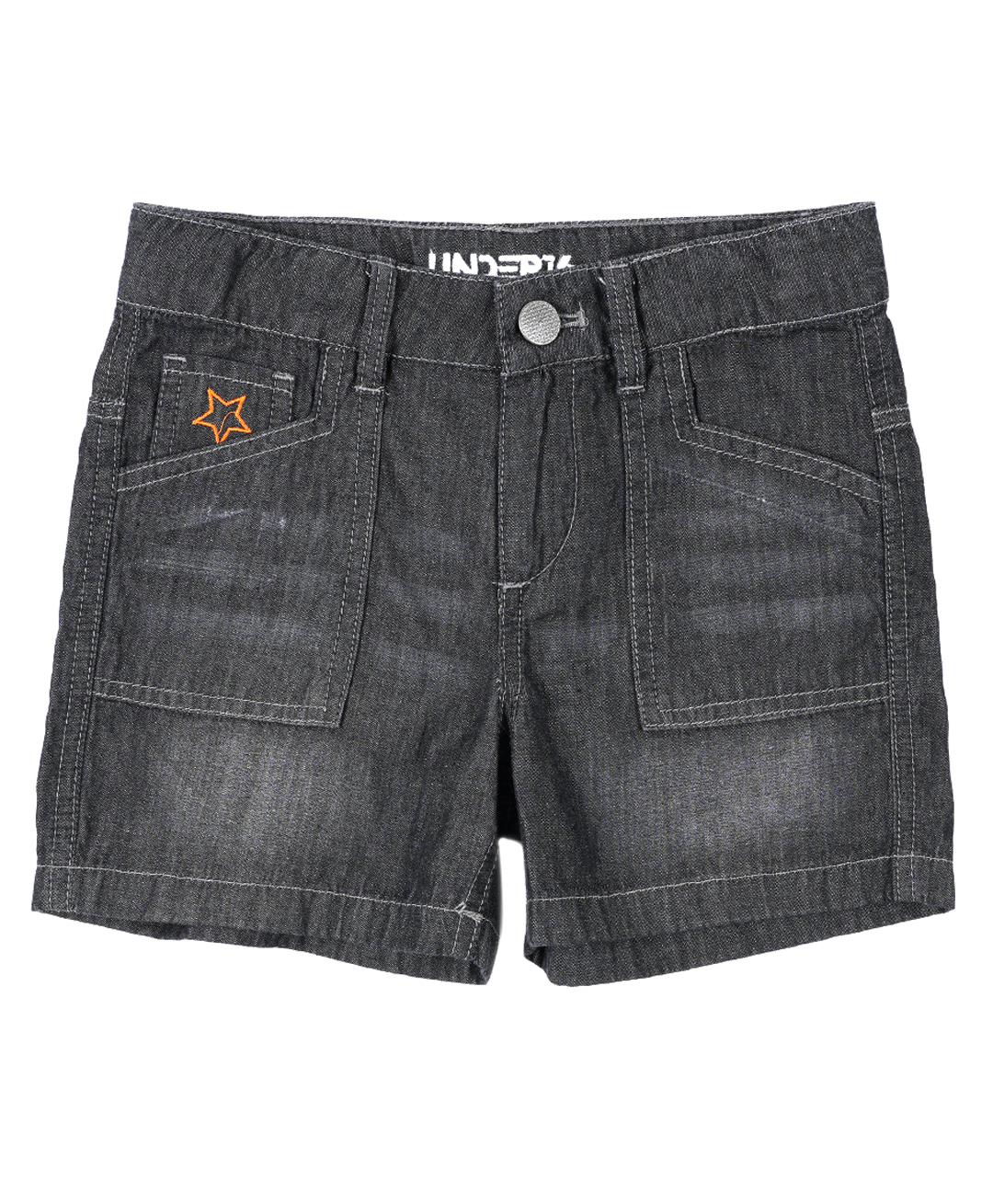 Under Fourteen Only Mild Washed Shorts - Black-picture-10