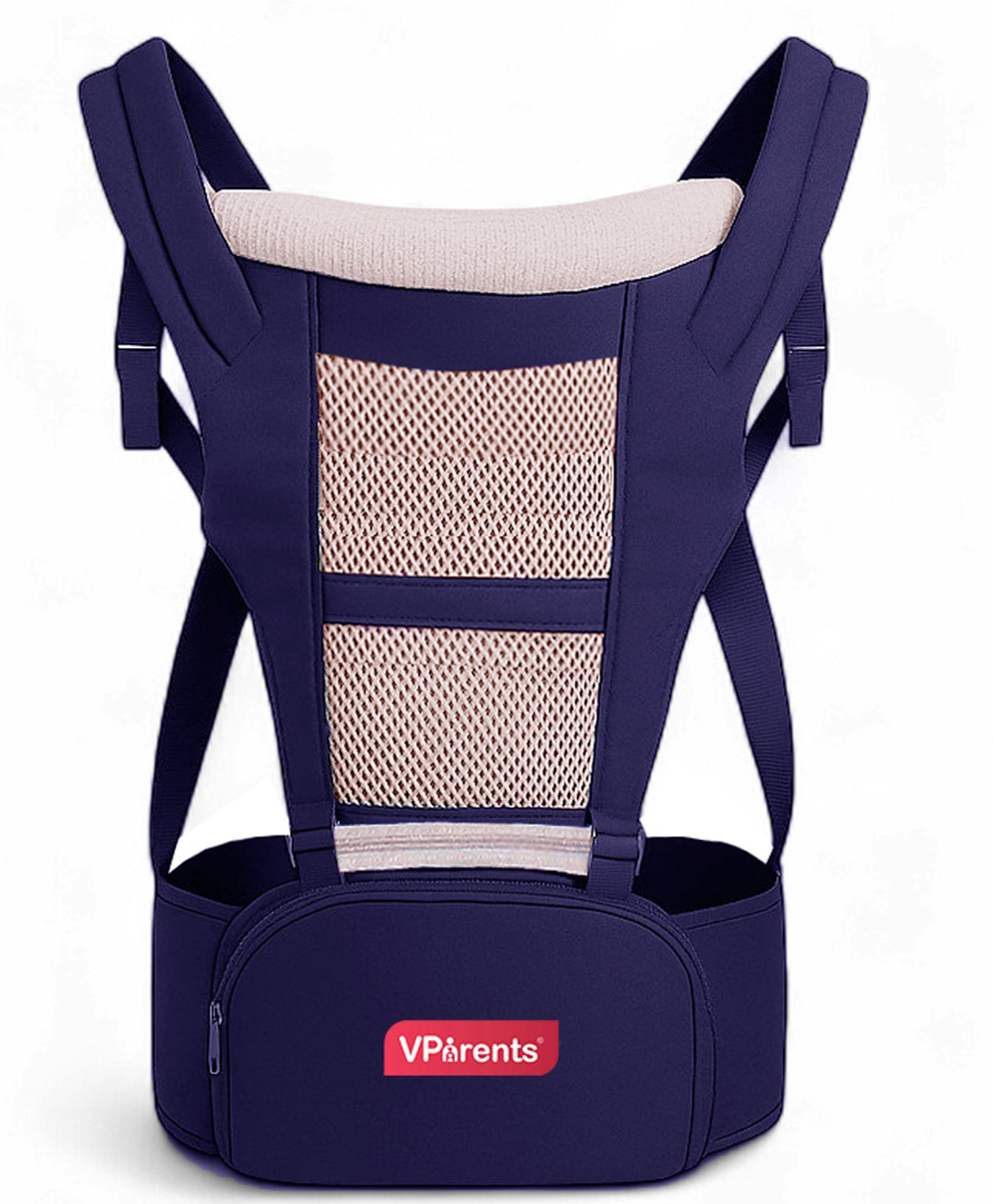 VParents Hip Seat Baby Carrier with 4 Carry Positions, Baby Carrier with Hip seat for 3 to 36 Months Baby, Adjustable New-Born to Toddler Carrier, Max Weight Up to 15 Kgs Royal (Blue)-image-17