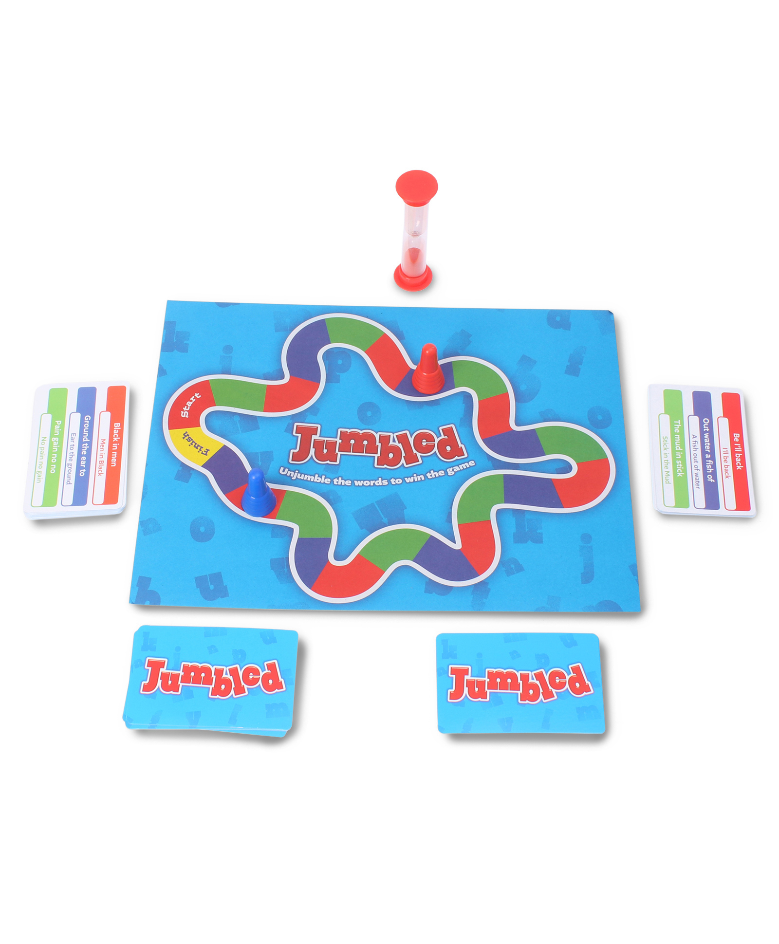 Youreka Jumble Game Fun Multicolor Word Challenge Board Game | Educational Engaging & Social | Boosts Vocabulary Spelling & Critical Thinking Skills - Blue-picture-17