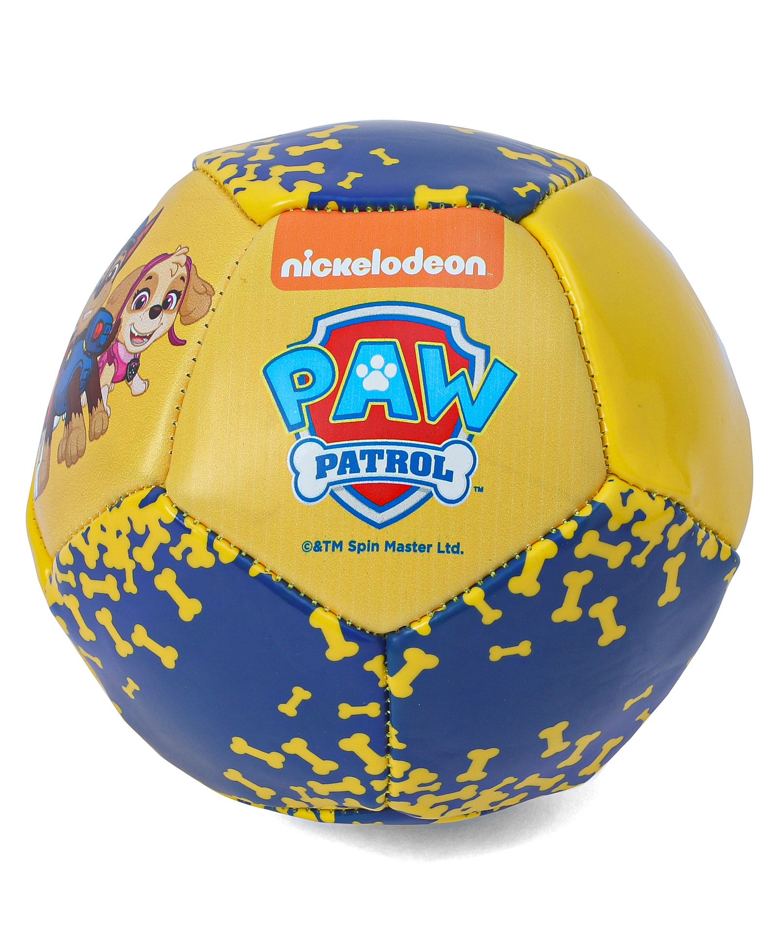 Rowan Paw Petrol Printed S1 Fooball - Blue & Yellow-image-0