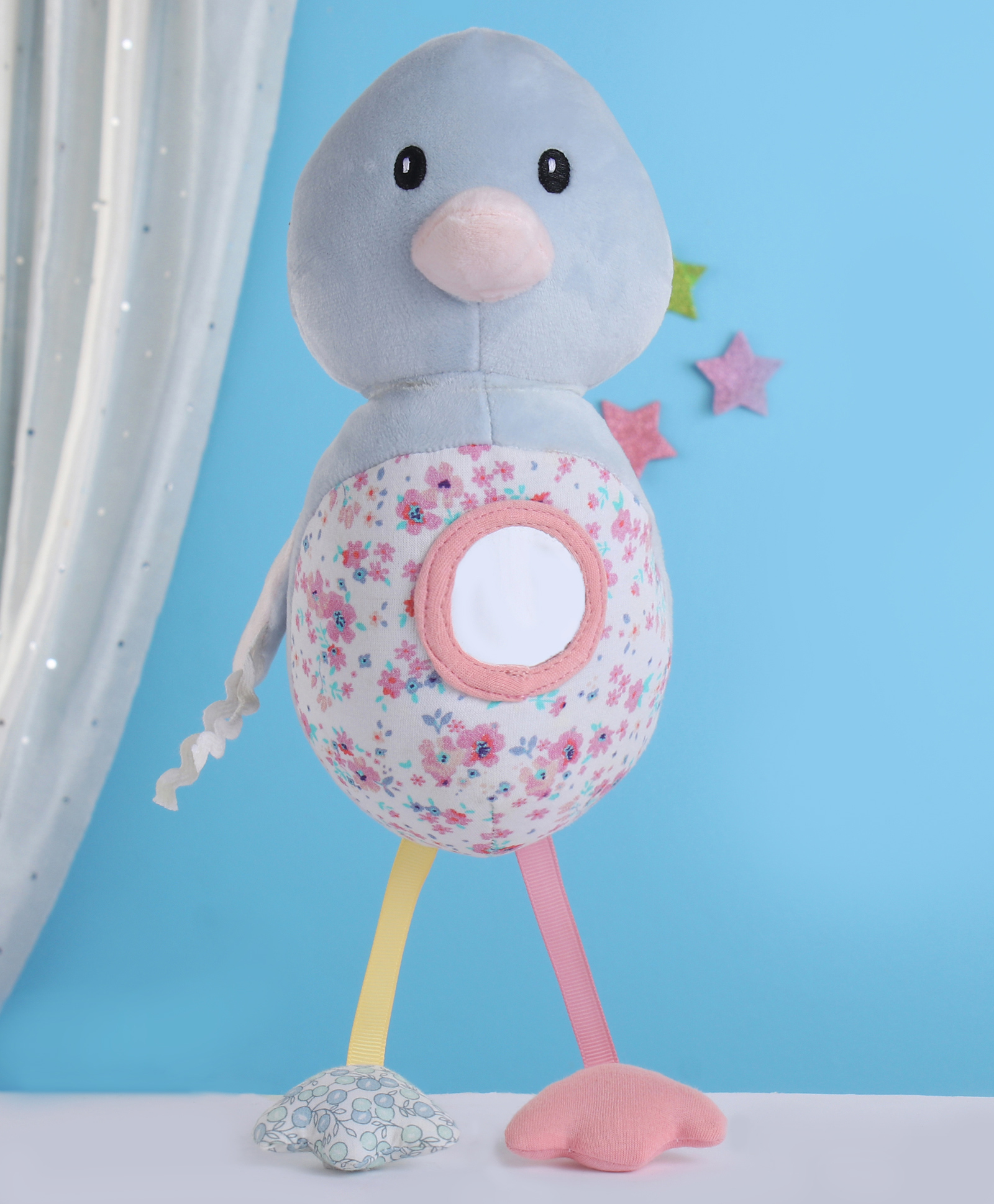 Shooting Star Flamingo Bird Soft Toy Multicolor - Height 20.5 cm-picture-32