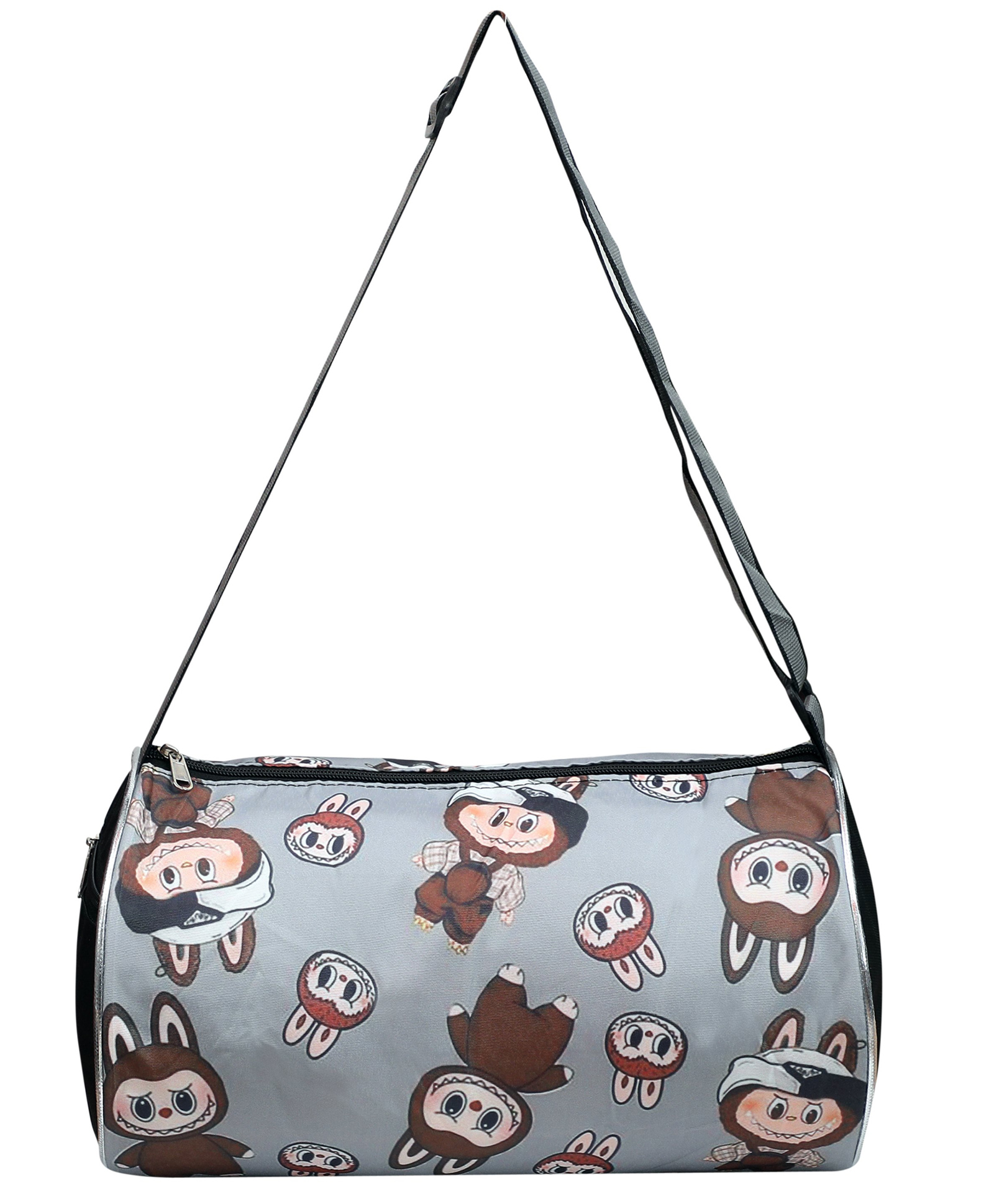 Happile Kids Labubu grey theme Duffle shoulder bag for school/travelling/sports/Picnic Apt for 2-15 Yrs. Kids-image-20