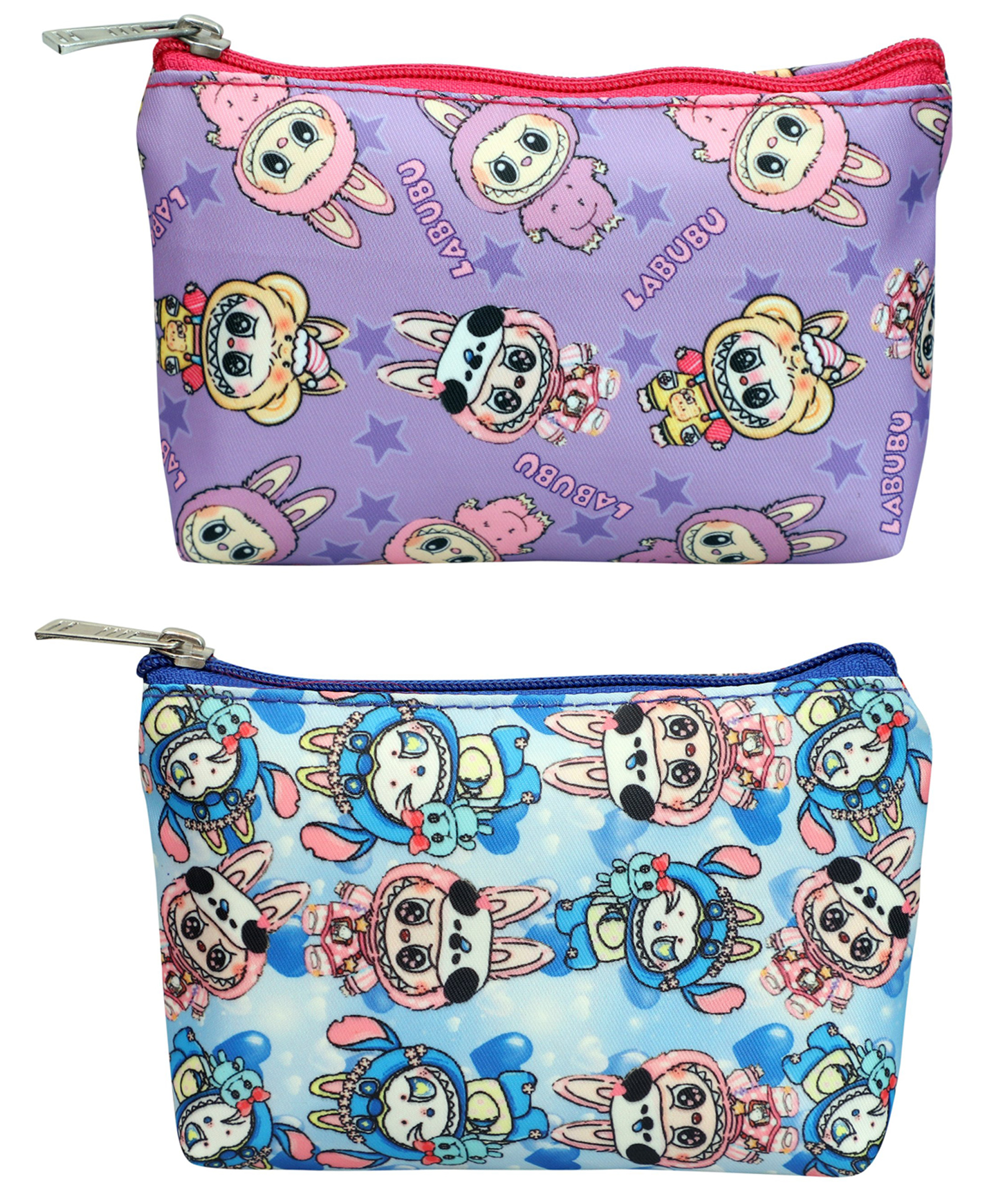 Happile Waterproof Snack/wallet reusable Bags labubu theme 2 pieces combo set-image-3