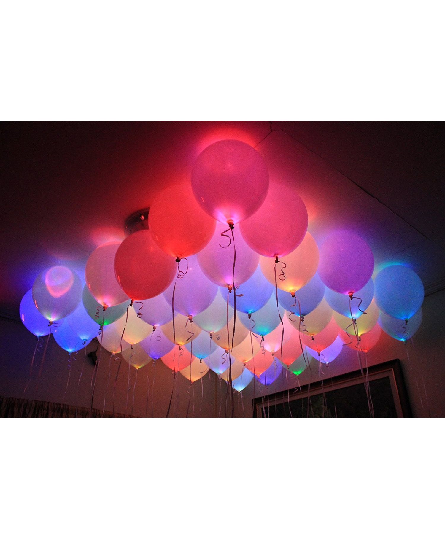 Smartcraft LED Balloons - Pack of 10 (Colour May Vary)