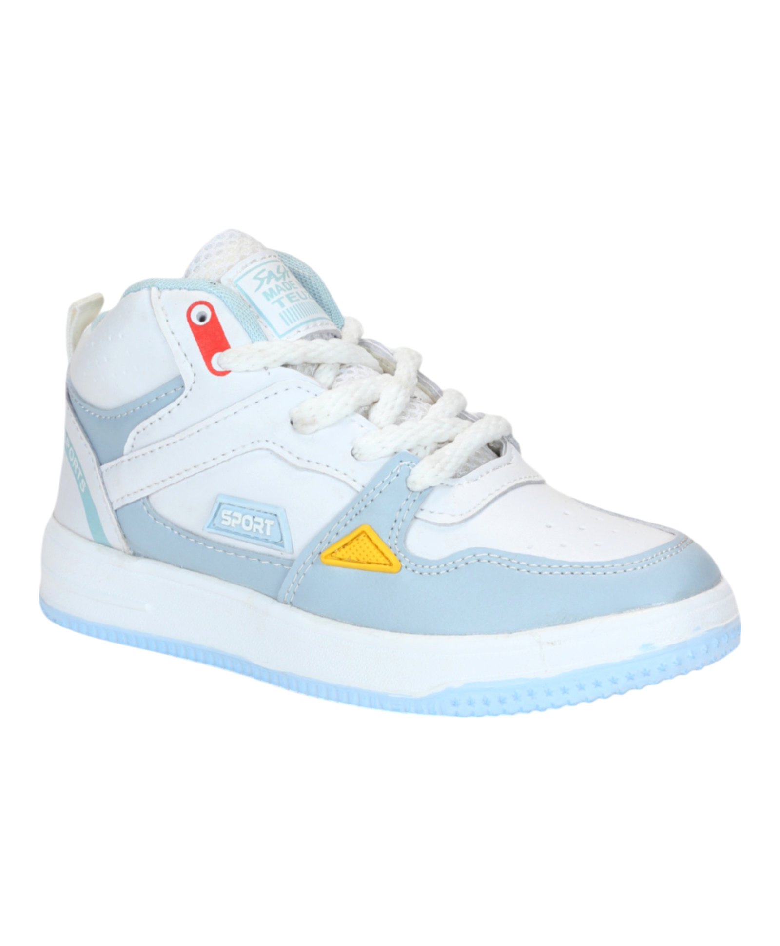 Lil Lollipop Colour Blocked Detailed Lace Up Shoes - Blue-picture-18