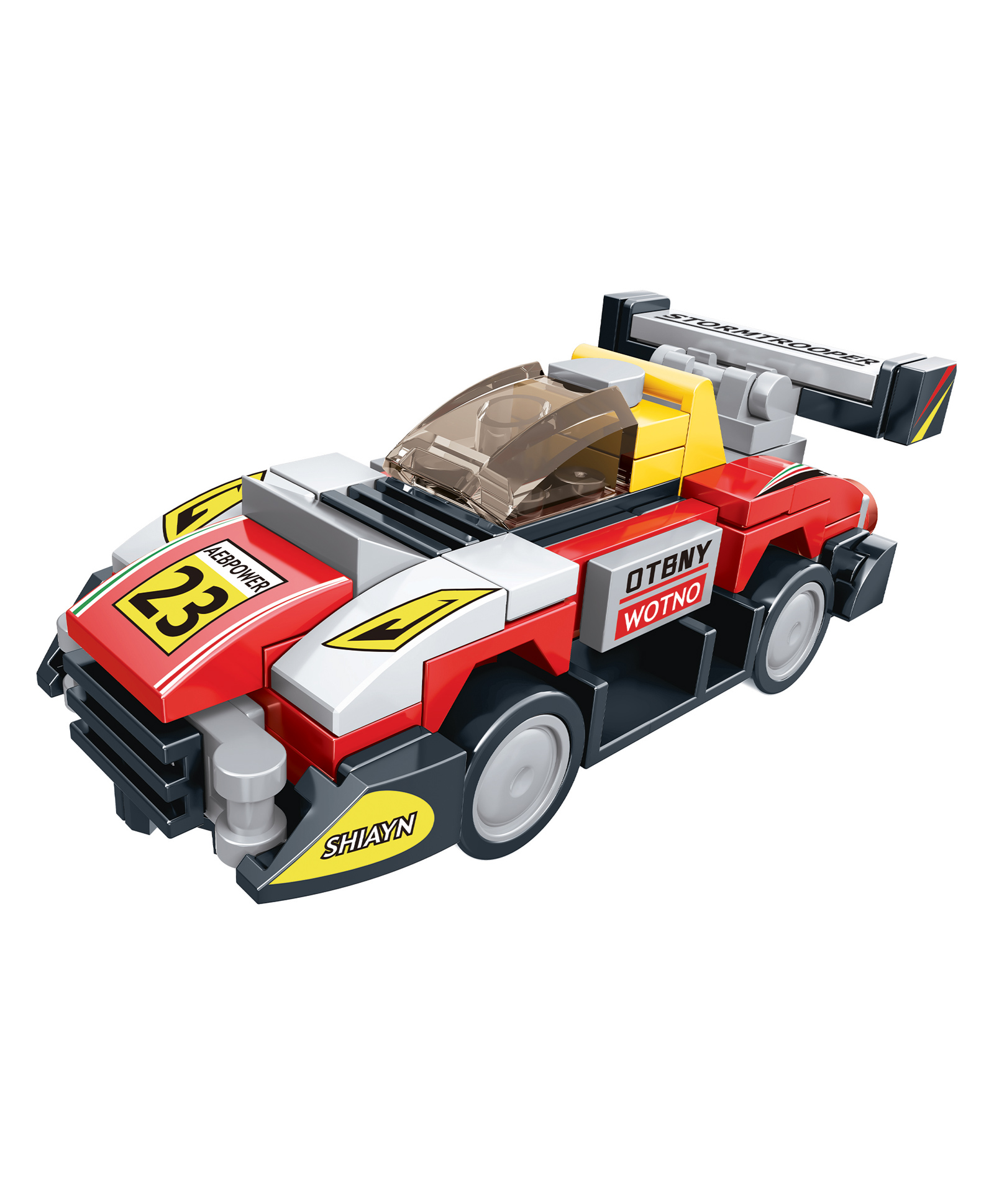 THINKER PLACE 8-in-1 Super Racing Car Red Star (98 Pieces) | Learn About Speed | Building Block Set for Kids Age 7+ | STEM Educational Toy | Build, Collect & Create Mega Robot | Science & Learning Toy-image-36