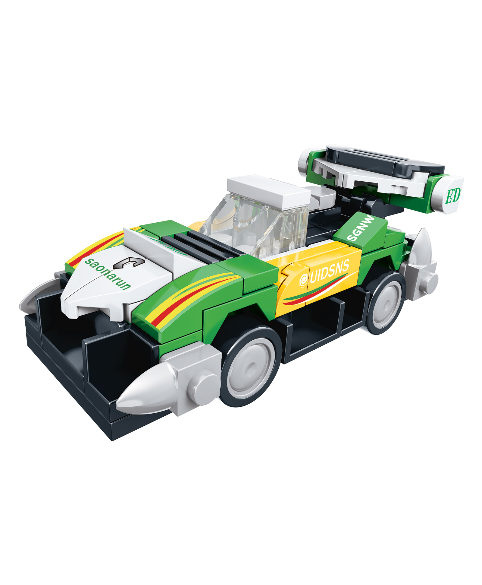 THINKER PLACE 8-in-1 Super Racing Car Flash Star (99 Pieces) | Learn About Speed | Building Block Set for Kids Age 7+ | STEM Educational Toy | Build, Collect & Create Mega Robot-image-23
