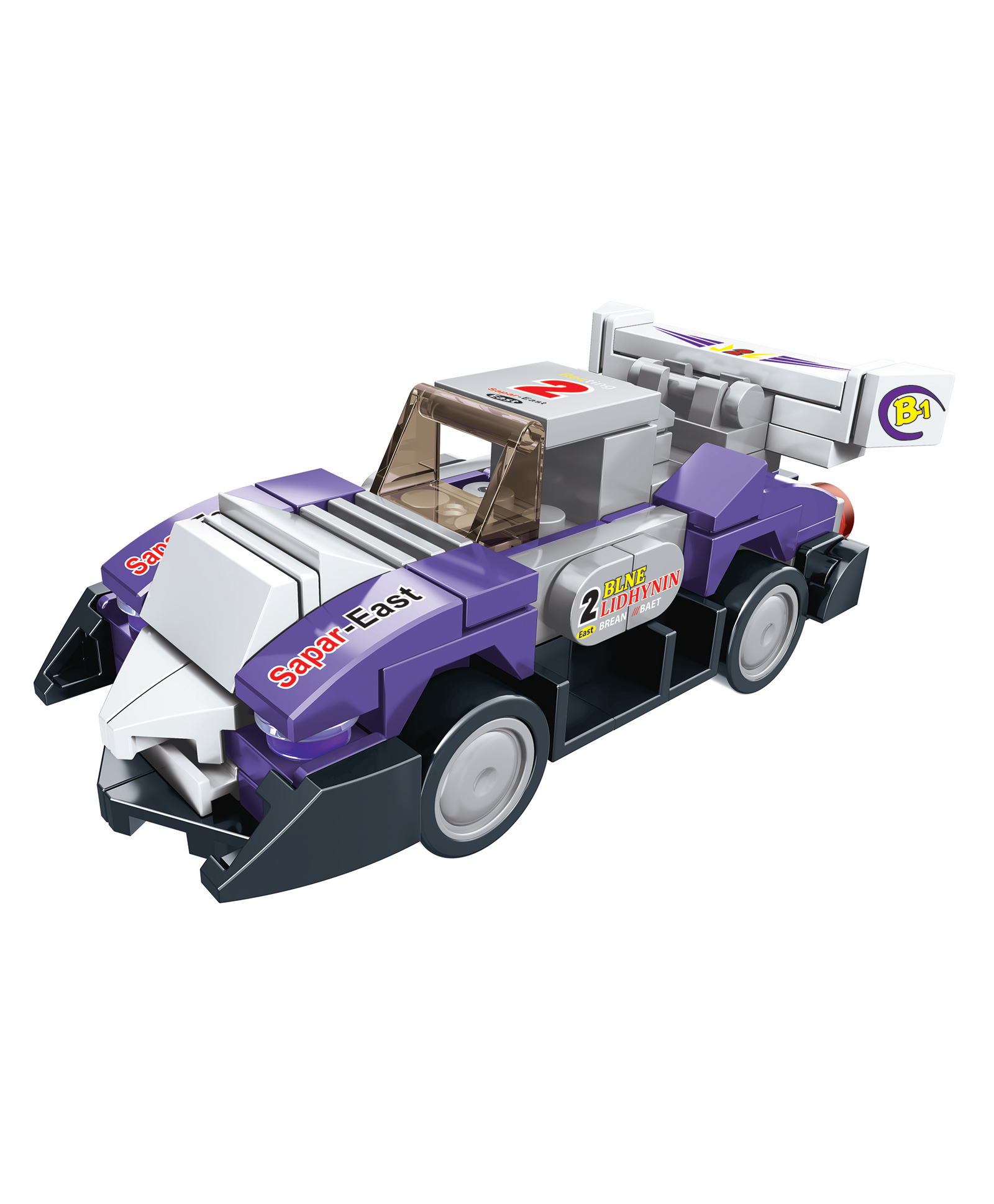 THINKER PLACE 8-in-1 Super Racing Car Sharp Peak (98 Pieces) | Learn About Speed | Building Block Set for Kids Age 7+ | STEM Educational Toy | Build, Collect & Create Mega Robot-picture-13