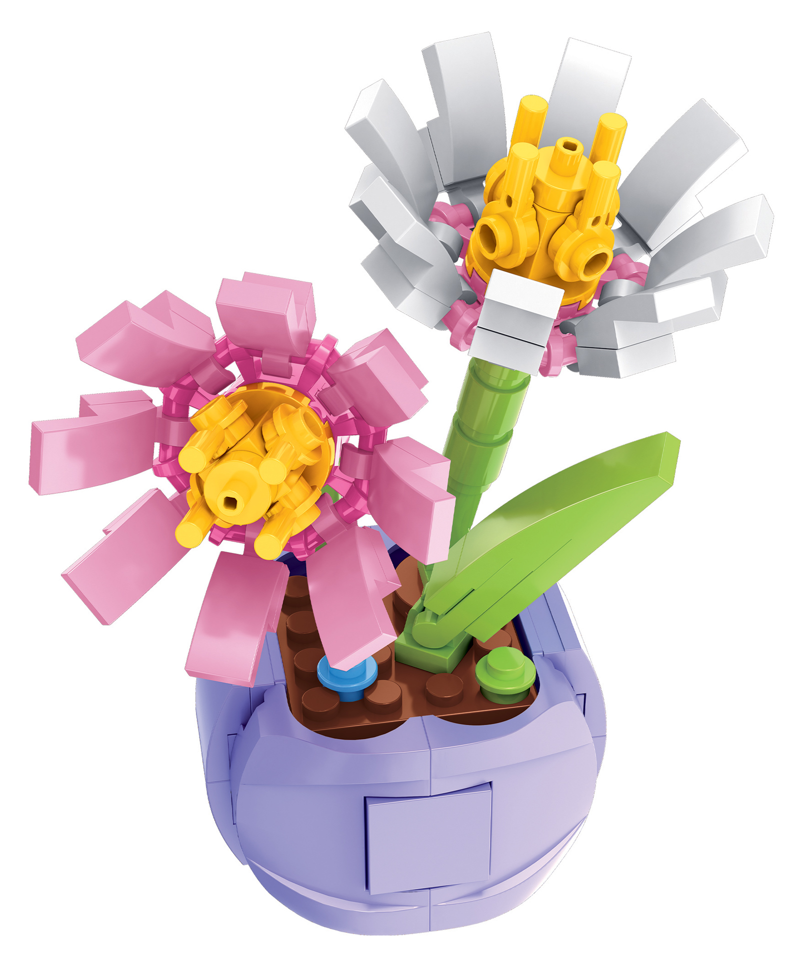 THINKER PLACE 8-in-1 Flowers Galsang Flower (100 Pieces) | Learn About Plant Kingdom | Building Block Set for Kids Age 7+ | STEM Educational Toy | Build, Collect & Create Flower Pen Stand-picture-38