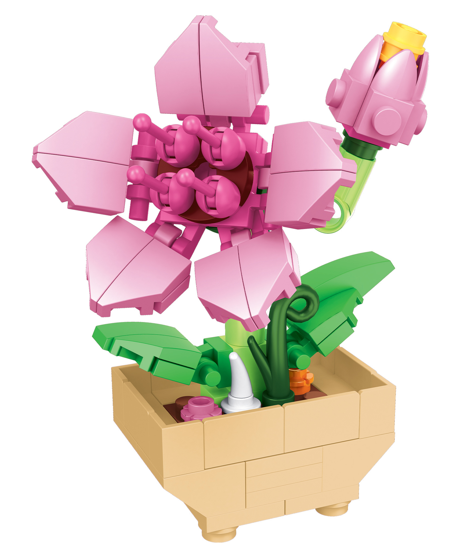 thinker place ThinkerPlace 8-in-1 Flowers Peach Blossom (90 Pieces) | Learn About Plant Kingdom | Building Block Set for Kids Age 7+ | STEM Educational Toy | Build, Collect & Create Flower Pen Stand-picture-17