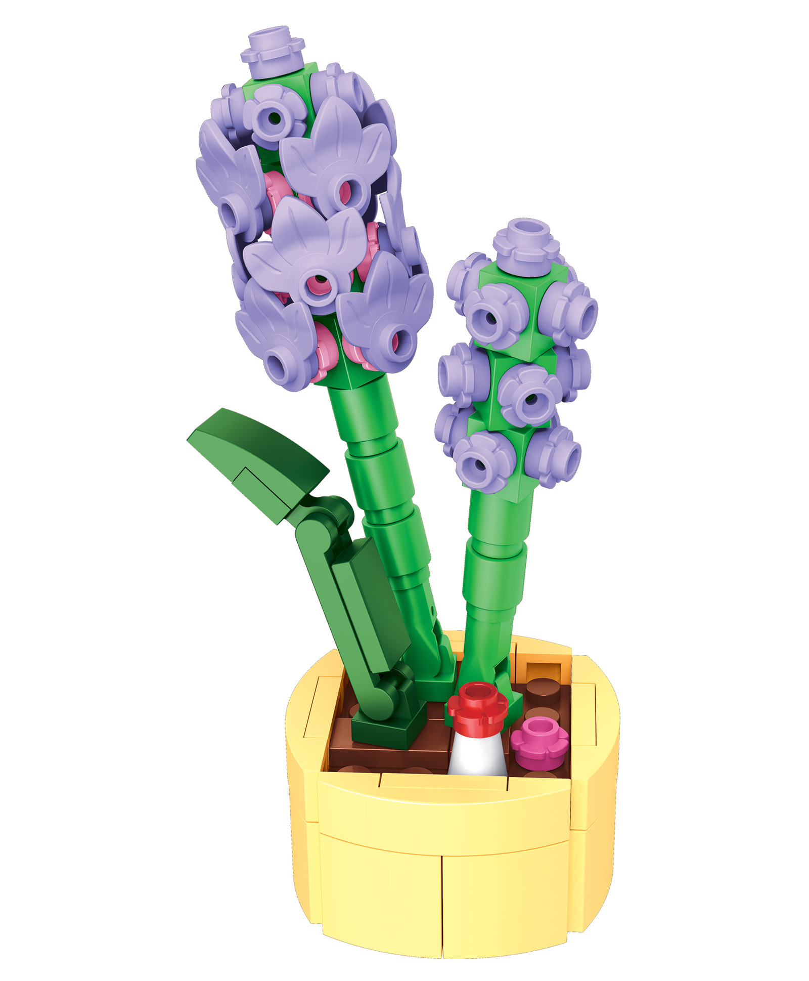 thinker place ThinkerPlace 8-in-1 Flowers Lavender (107 Pieces) | Learn About Plant Kingdom | Building Block Set for Kids Age 7+ | STEM Educational Toy | Build, Collect & Create Flower Pen Stand-picture-34