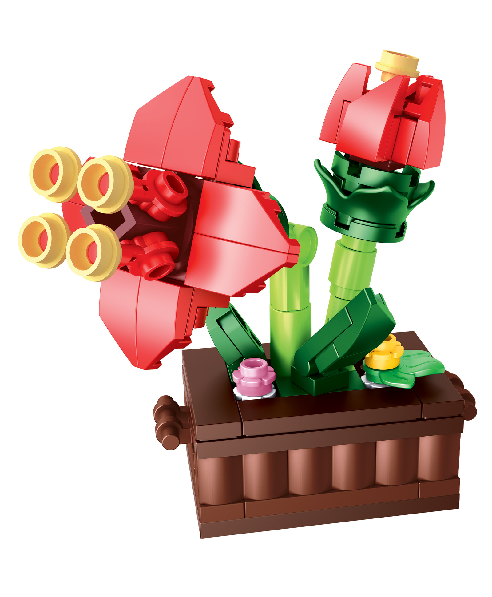 thinker place ThinkerPlace 8-in-1 Flowers Hippeastrum (94 Pieces) | Learn About Plant Kingdom | Building Block Set for Kids Age 7+ | STEM Educational Toy | Build, Collect & Create Flower Pen Stand-picture-31