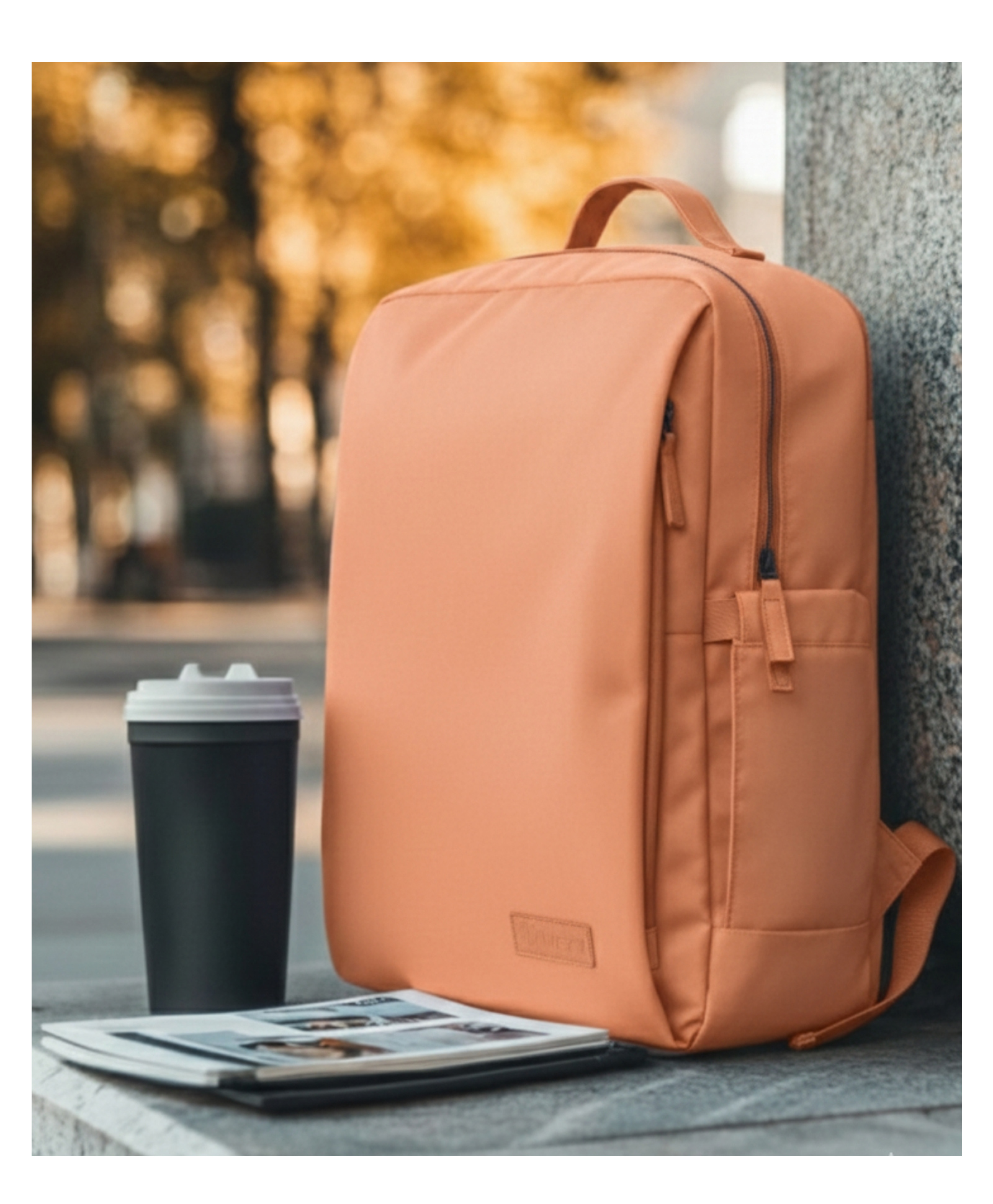 VISMIINTREND Travel Laptop Backpack for Men-Women Up to 17 Inch Laptop, Water Resistant, Multi-Compartment Slim Smart Office, College, Business Backpack- Orange - Height 16 Inches-picture-37