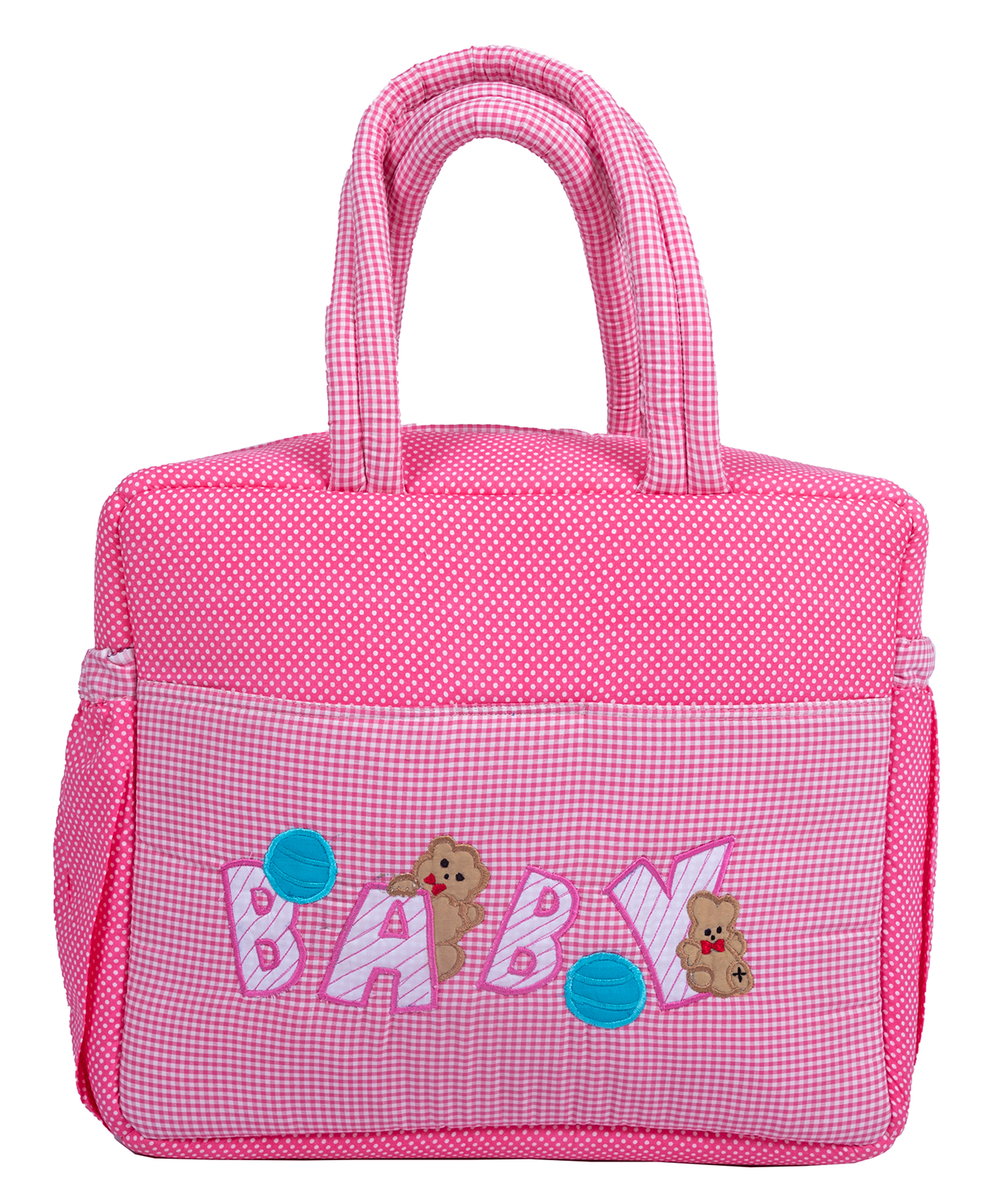 Blooming Buds Baby Diaper Bag - Pink-image-45