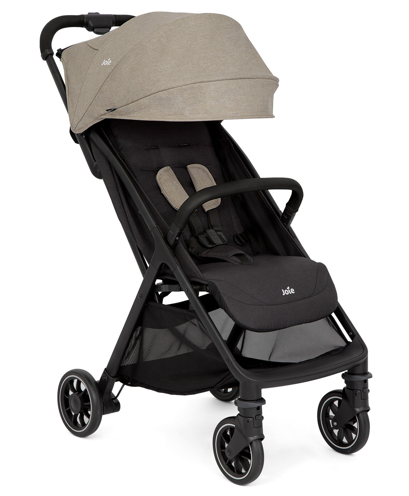 Joie Stroller Pact Pro Twig Birth to 22 kg - Light Grey & Black-picture-12