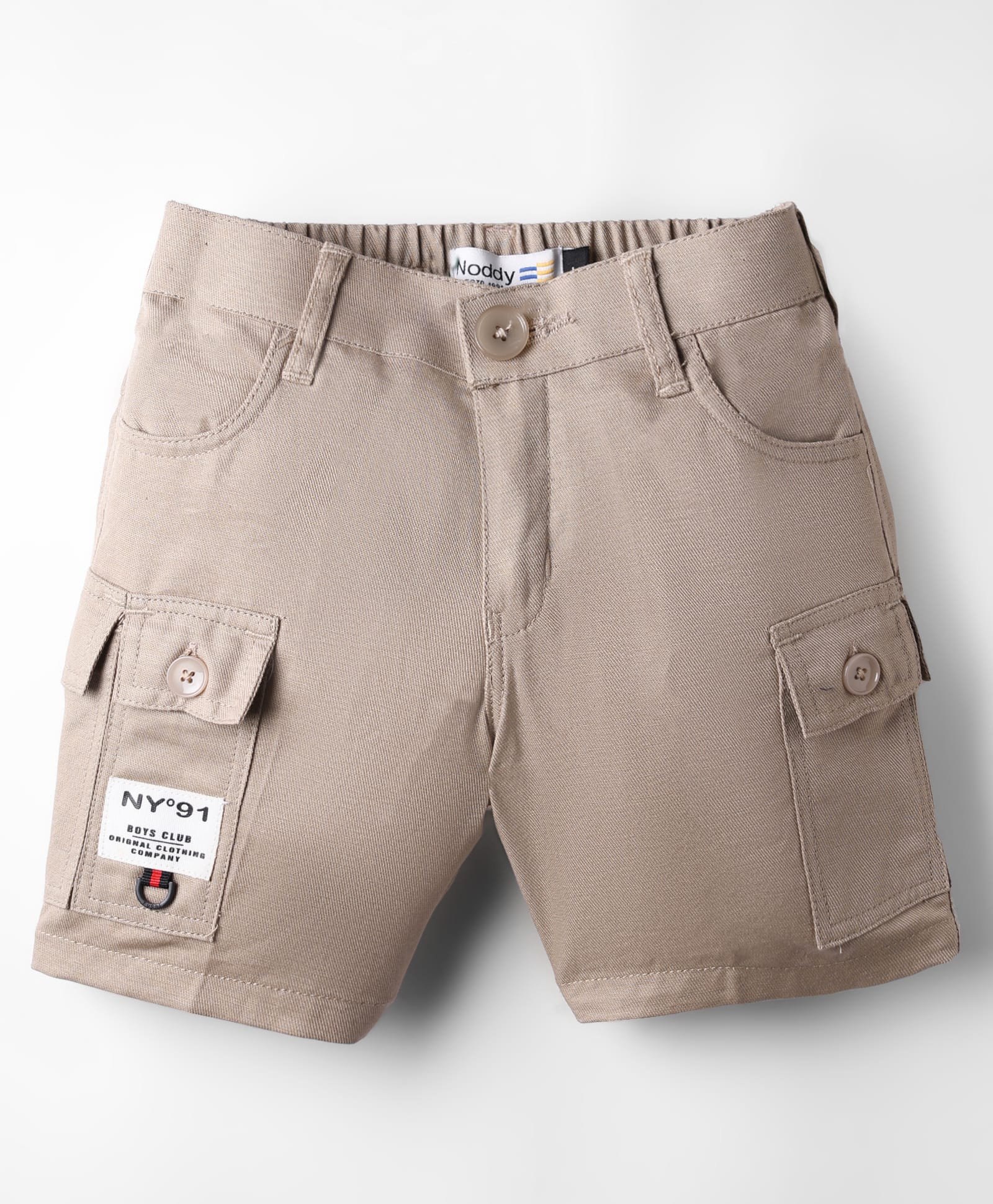 Noddy Typography Printed Shorts - Khaki-picture-19