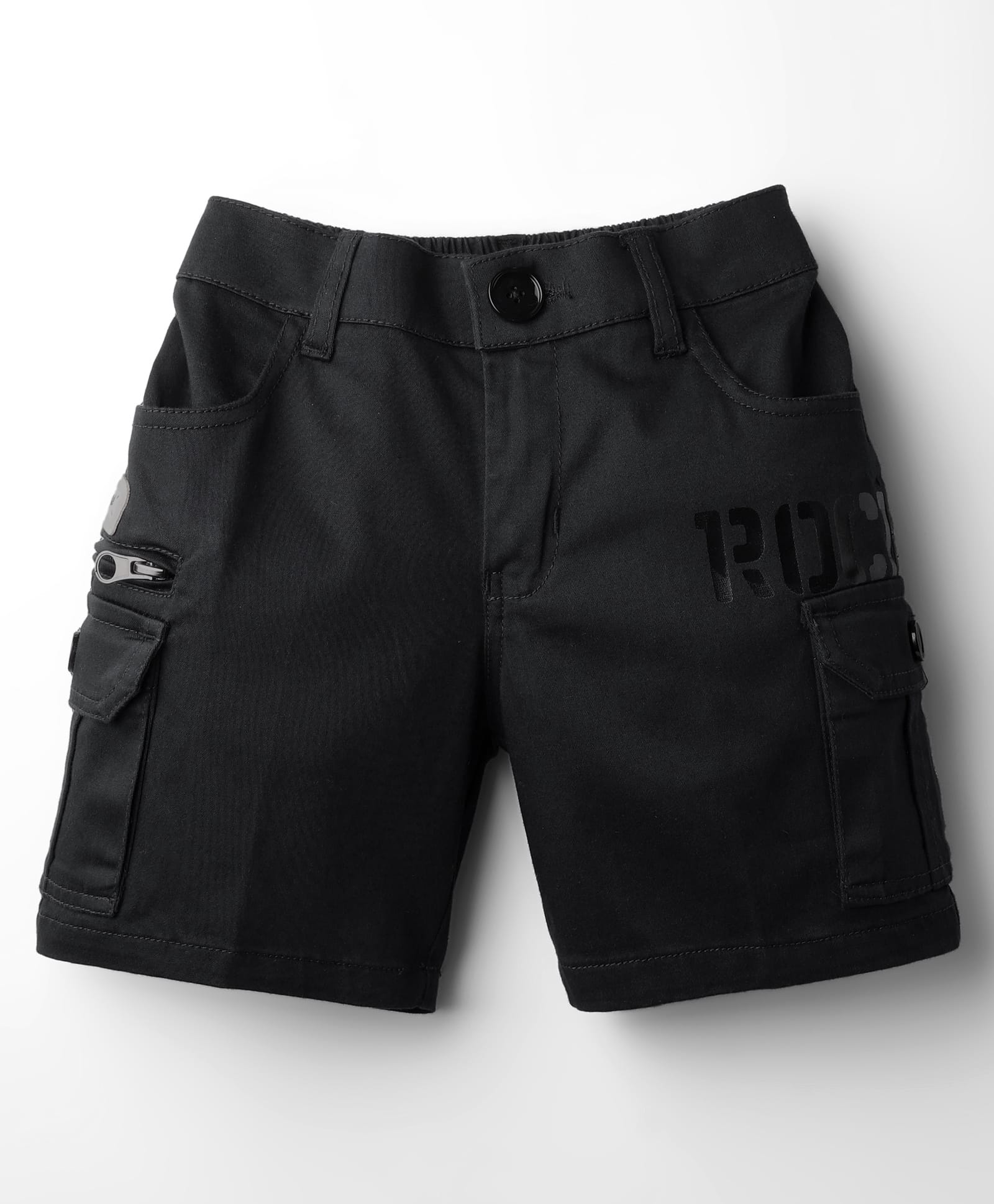 Noddy Solid Shorts - Black-image-4